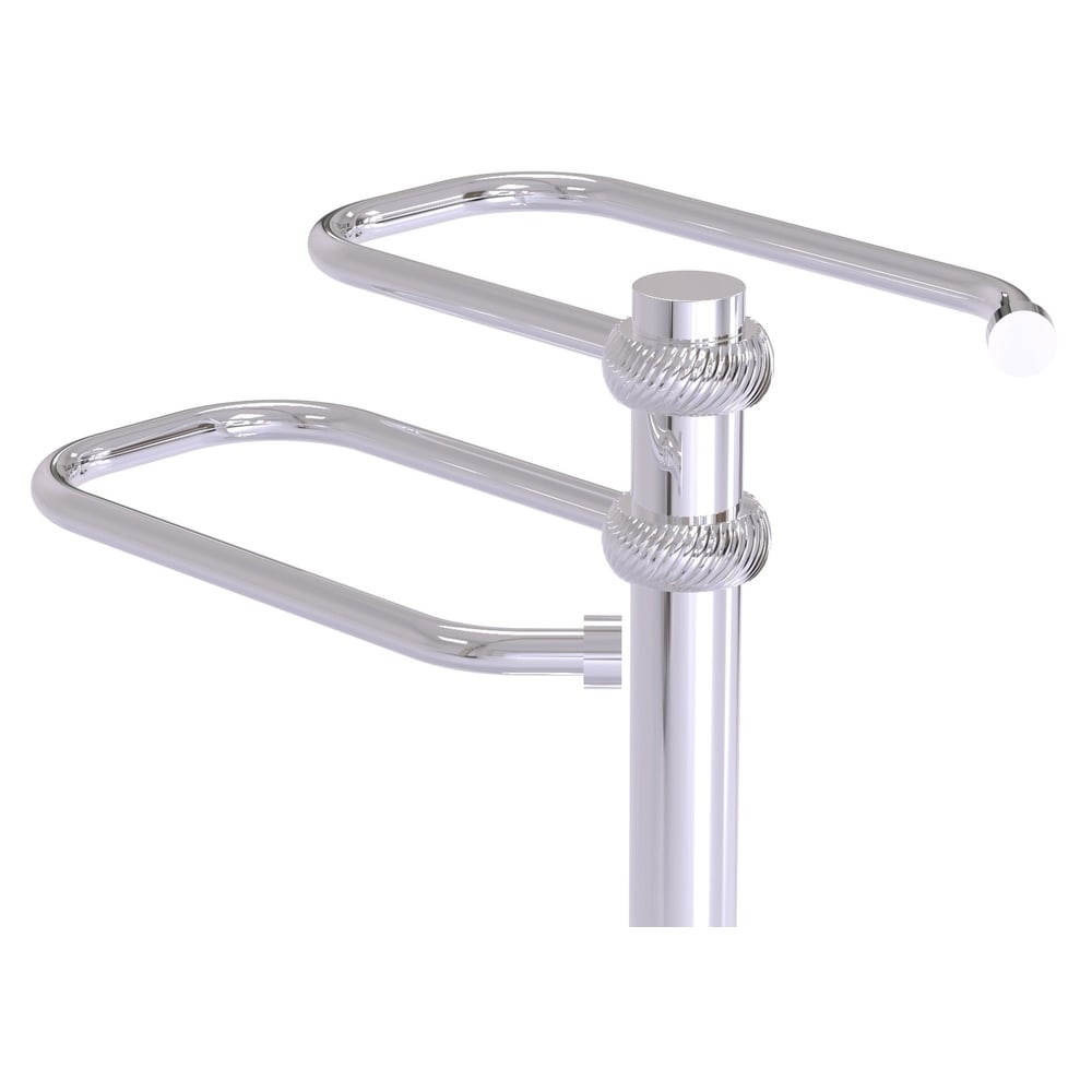 Toallero Independiente de Latón Pulido Cromado 8.5 Pulgadas x 15 Pulgadas x 7.3 Pulgadas TS-15T-PC