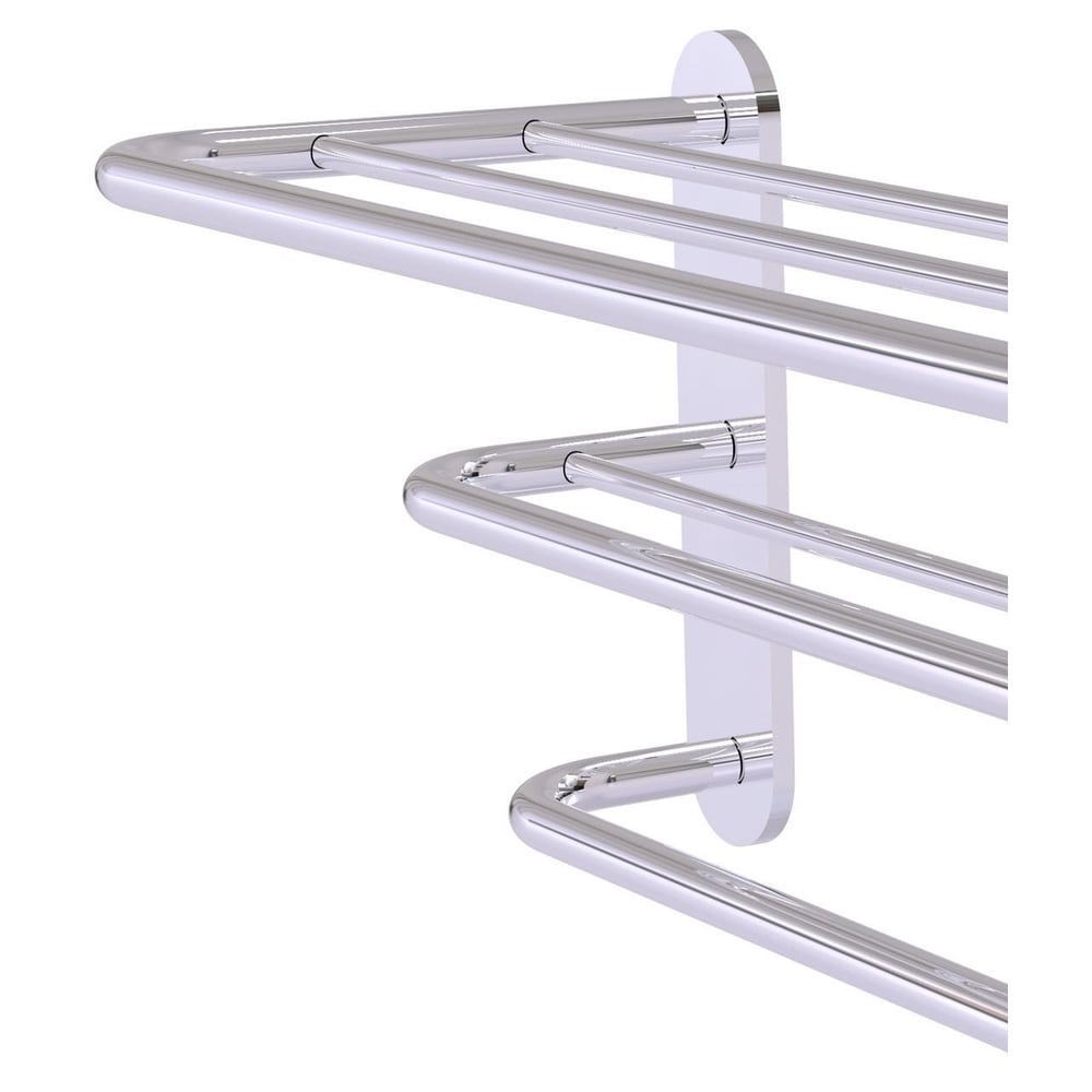 Perchero de Toallas de Pared en Cromo Pulido de 9 Pulgadas x 23 Pulgadas x 9 Pulgadas - Modelo HTL-3-PC