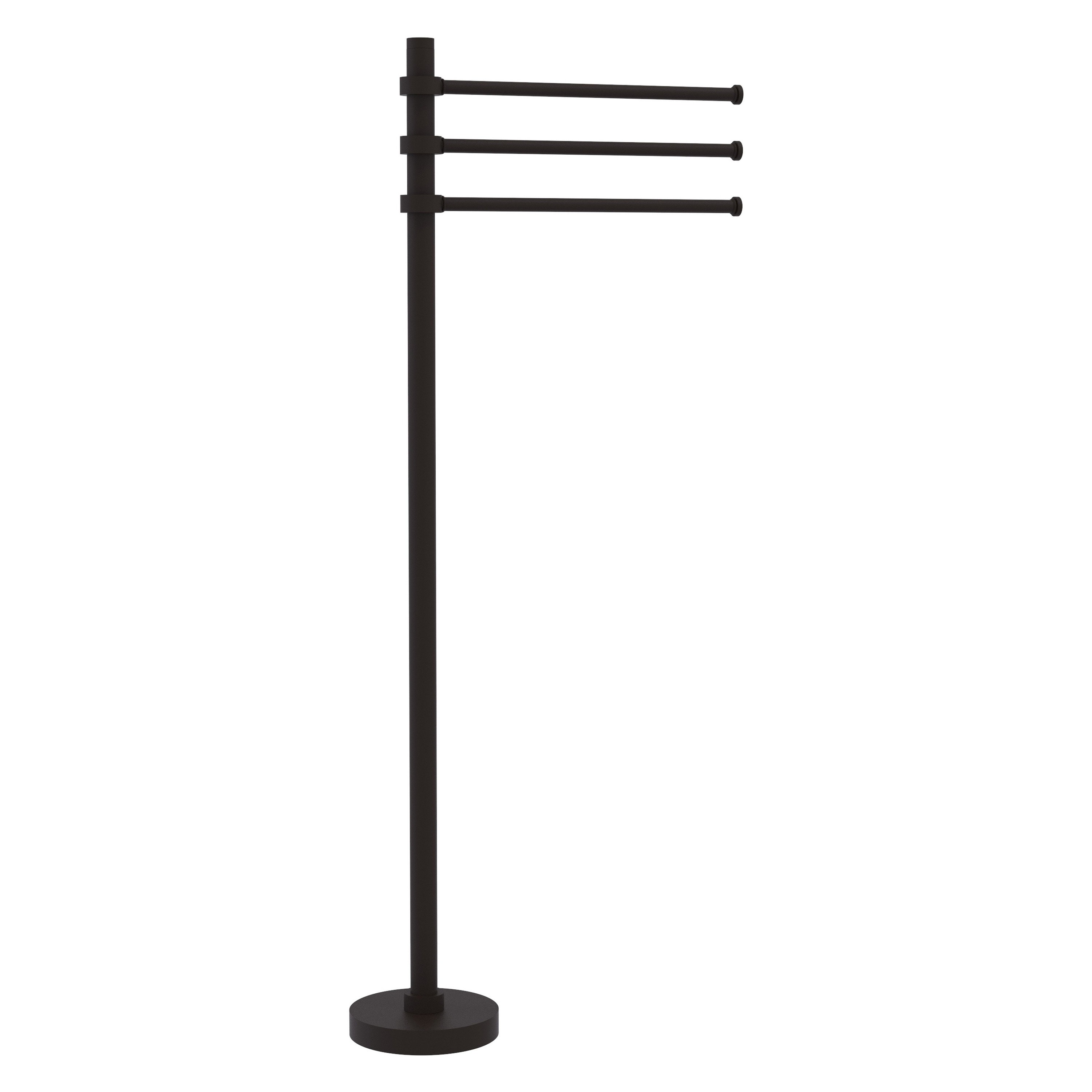Estante para toallas independiente en bronce aceitado 12 pulgadas x 49 pulgadas x 10.5 pulgadas TS-45-ORB.