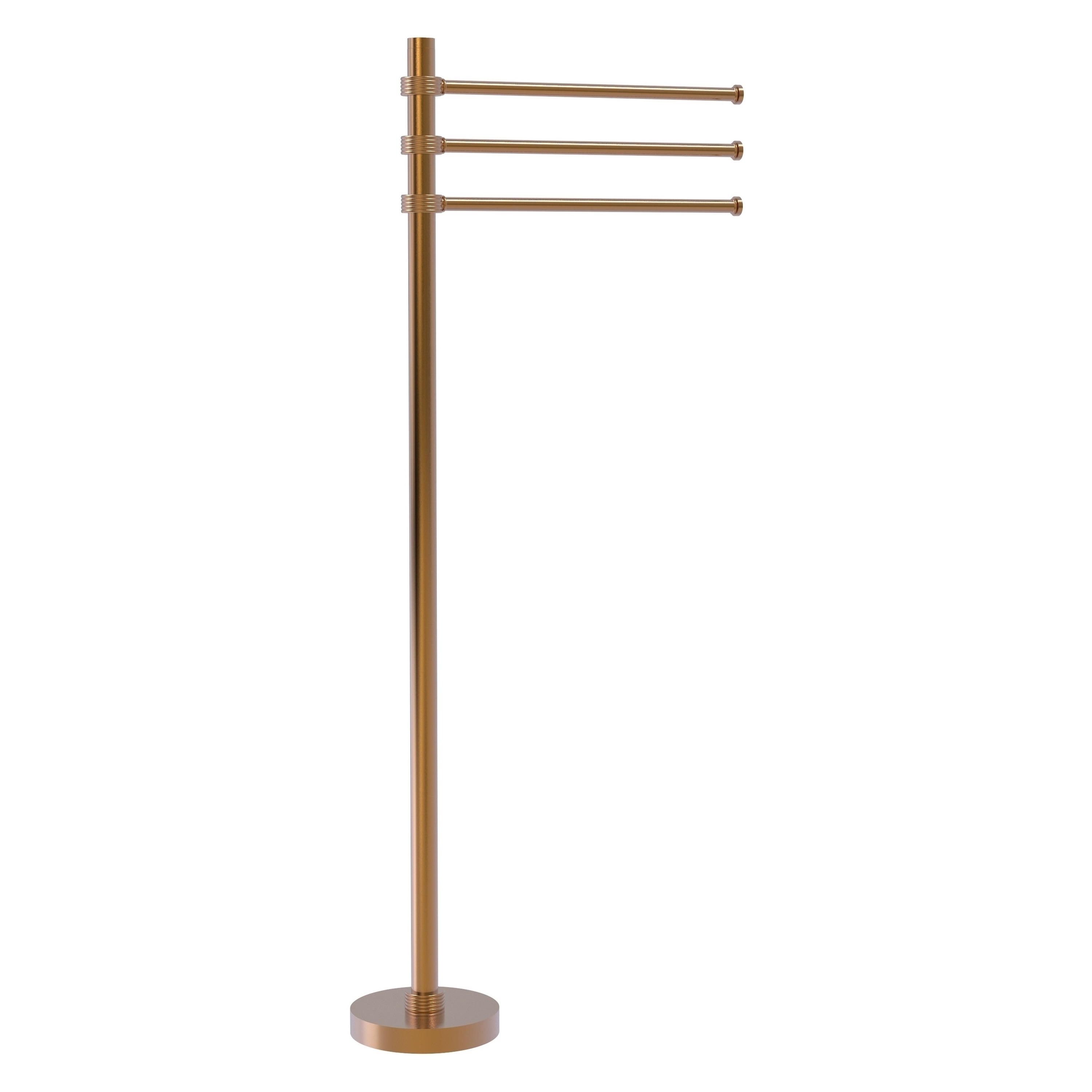 Perchero de Toallas Independiente de Bronce Cepillado de 12 pulgadas x 49 pulgadas x 10.5 pulgadas TS-45G-BBR