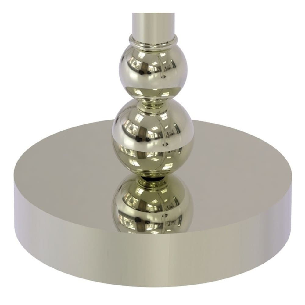 Soporte de Toallas Independiente de Latón Pulido Bolero Níquel 14 Pulgadas x 14.5 Pulgadas x 12 Pulgadas BL-52-PNI