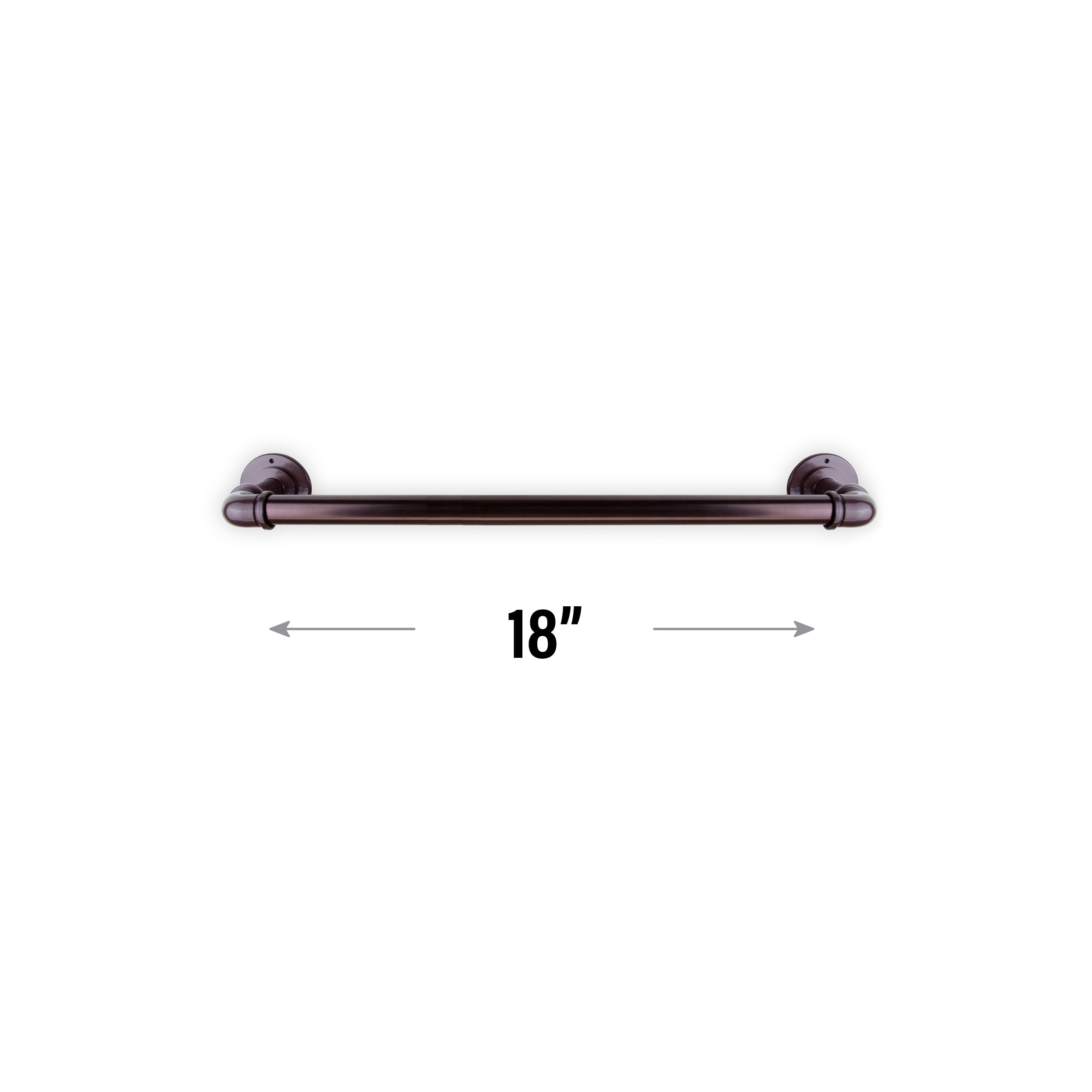 Perchero de Toallas de Montaje en Pared de Bronce Hart & Harlow 3 Pulgadas x 18 Pulgadas x 4.25 Pulgadas LTP05-18-09