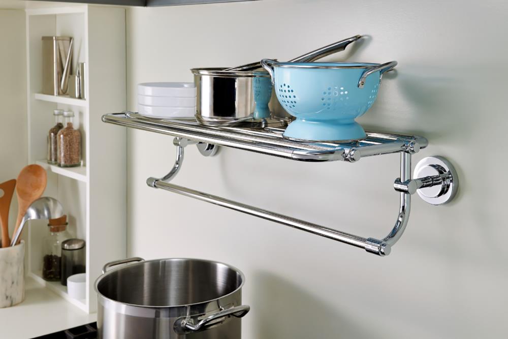 Toallero de Pared Moen Iso Cromado 26.95 pulgadas x 6.36 pulgadas x 10.70 pulgadas DN0794CH