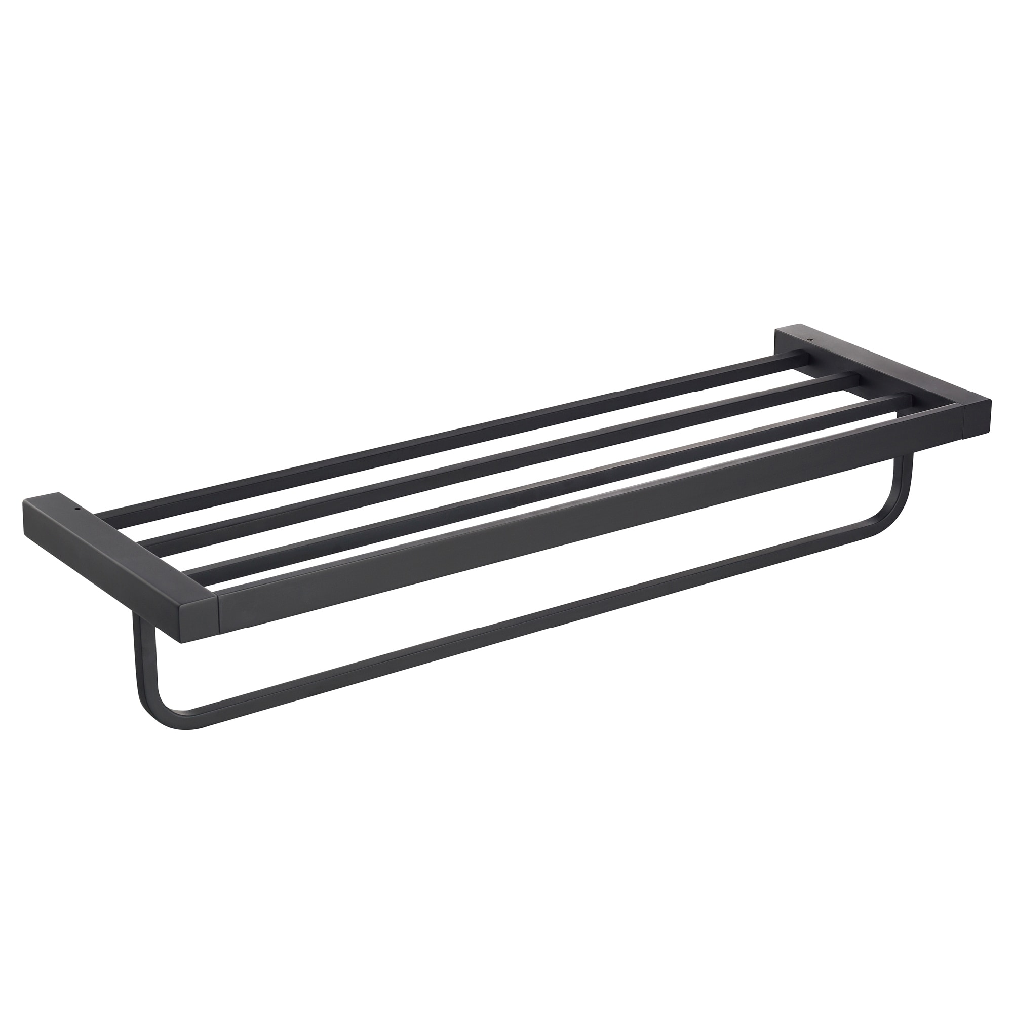 Toallero de Pared Negro Mate Kraus Stelios 8 Pulgadas x 25.125 Pulgadas x 8 Pulgadas KEA-19942MB