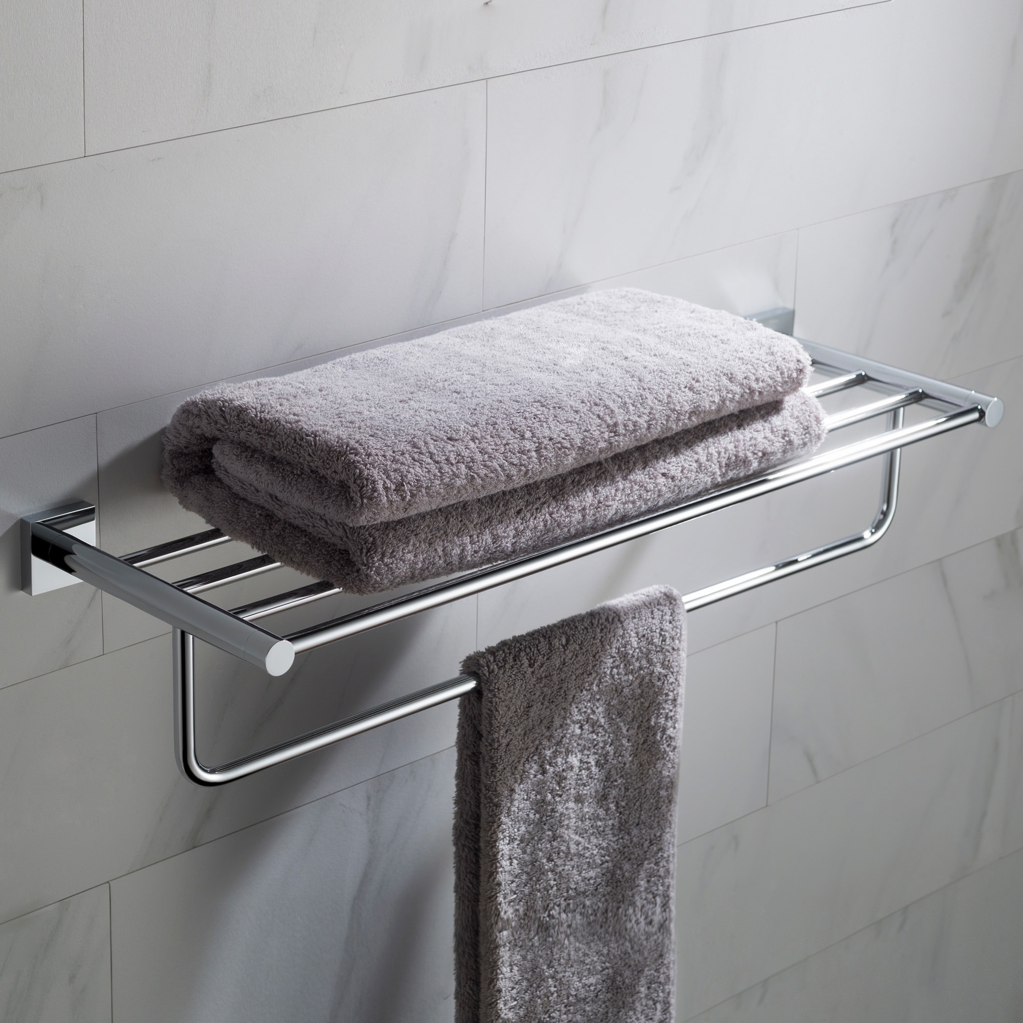 Toallero de Pared Kraus Ventus en Cromo 2.375 pulgadas x 25.75 pulgadas x 2.375 pulgadas KEA-17742CH
