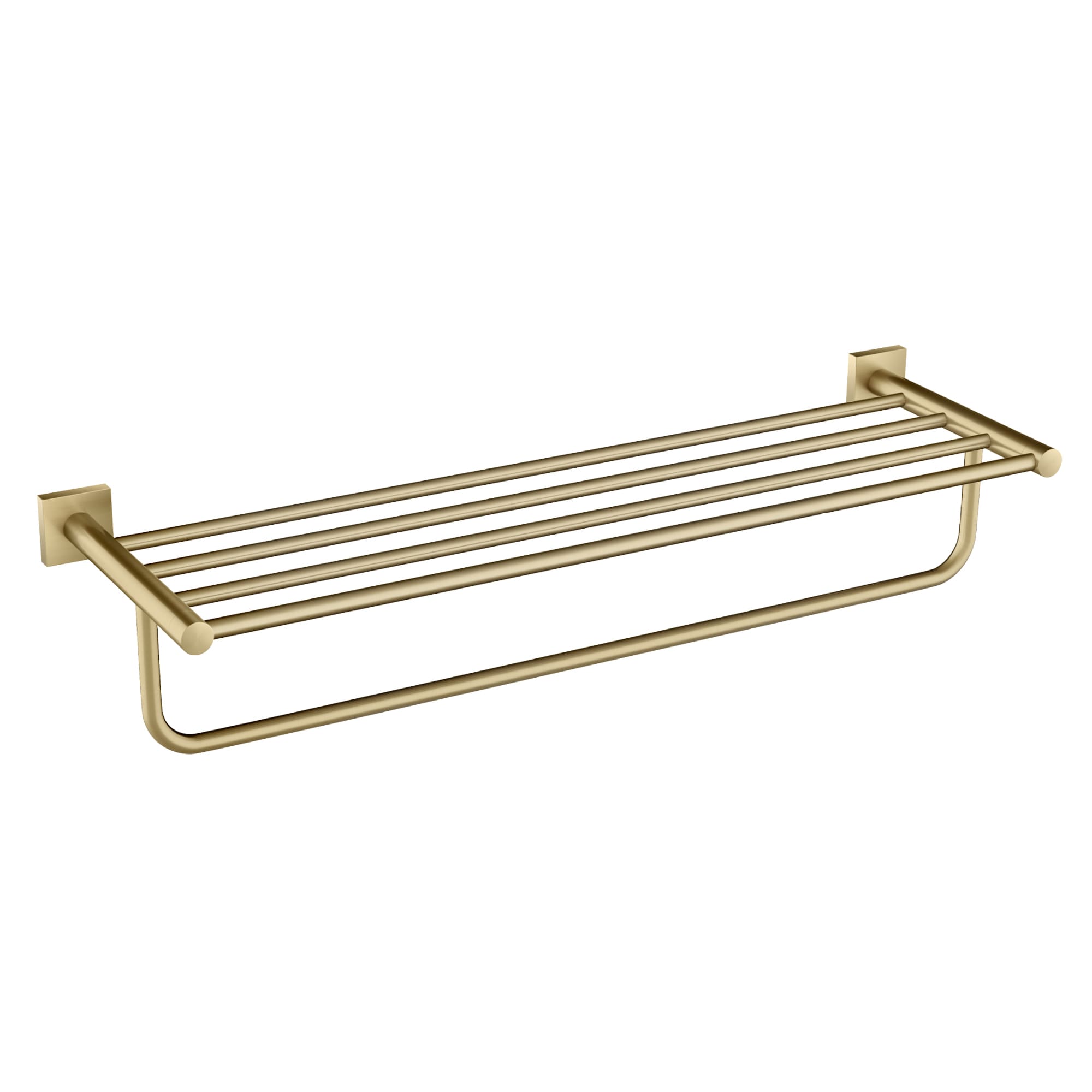 Toallero de Pared en Oro Cepillado Kraus Ventus 8 Pulgadas x 25.38 Pulgadas x 8 Pulgadas