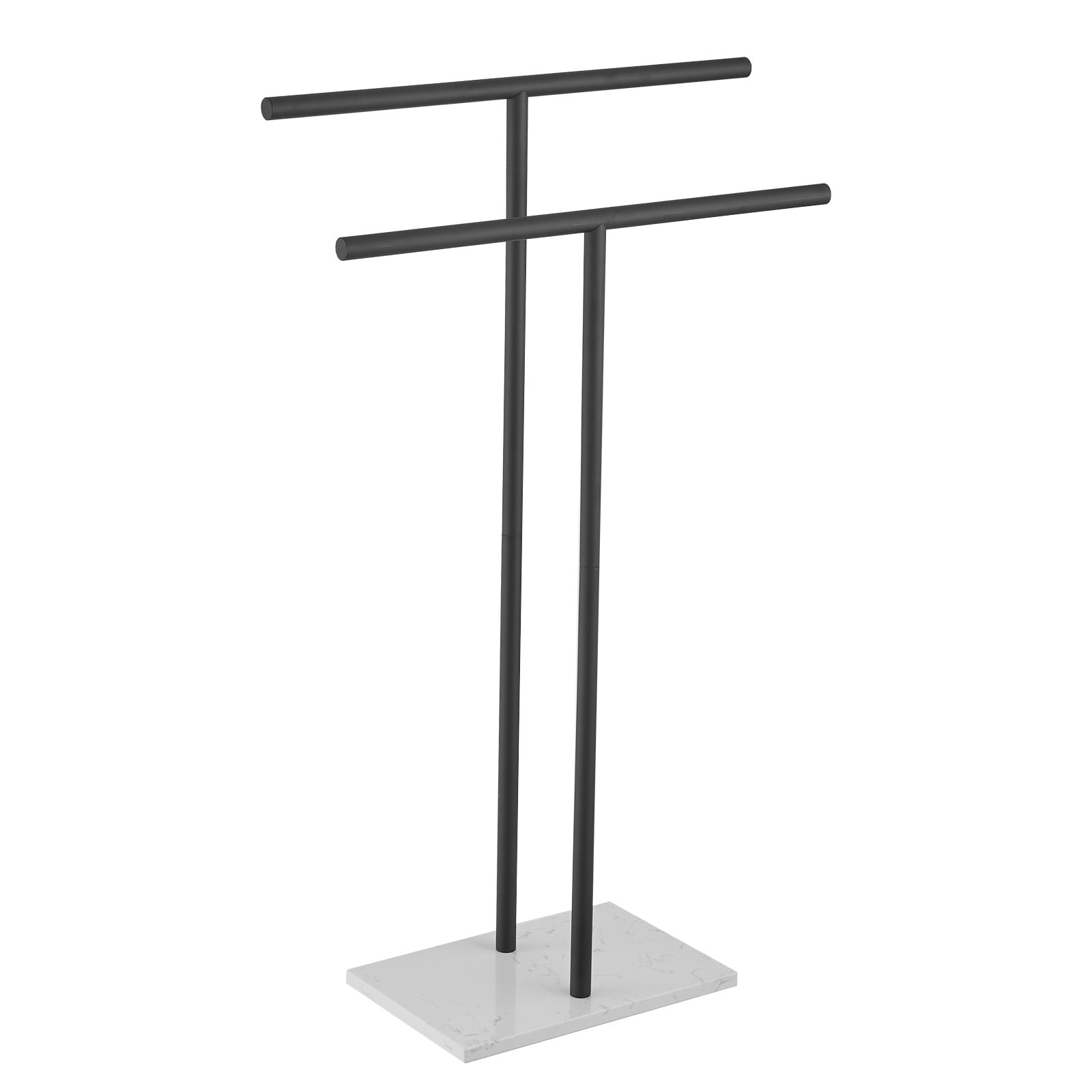 Toallero Independiente Negro Mate "BWE Tower Racks" 14 pulgadas x 16 pulgadas x 15.75 pulgadas A-91058-Negro