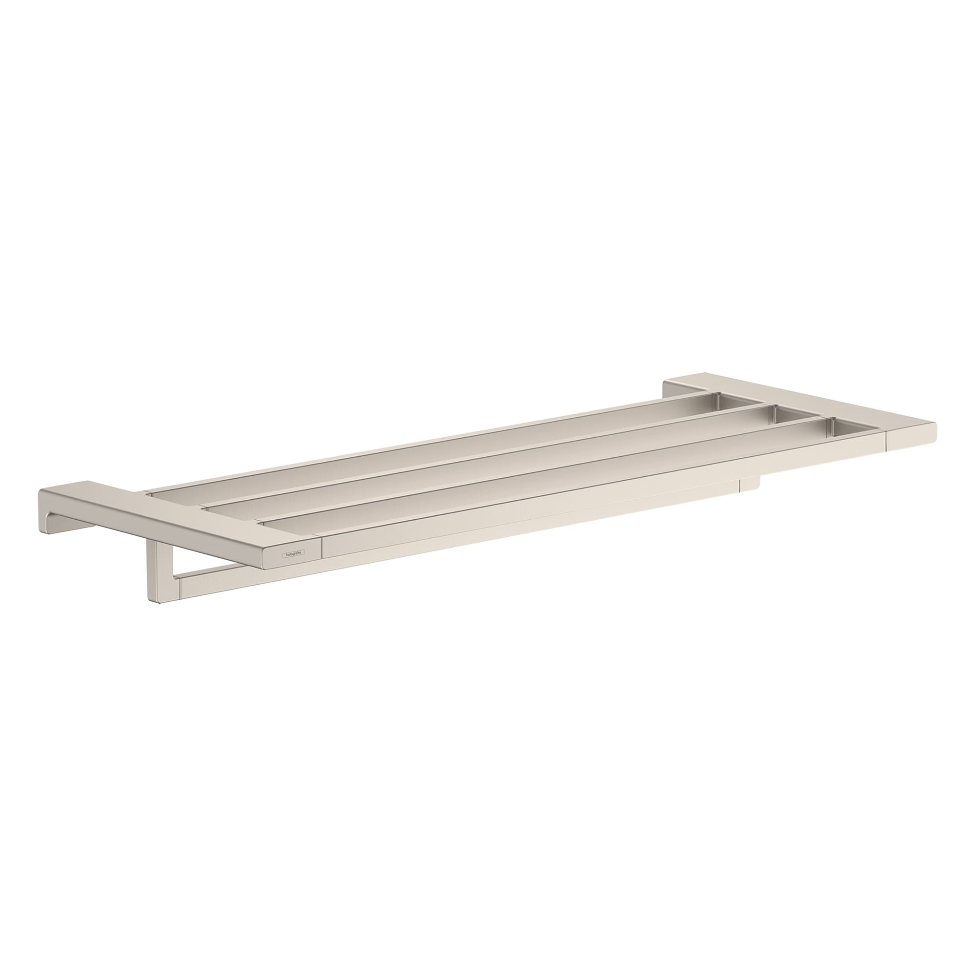 Toallero de pared cromado Hansgrohe AddStoris de 3.2 pulgadas x 17.5 pulgadas x 9.75 pulgadas 41751820
