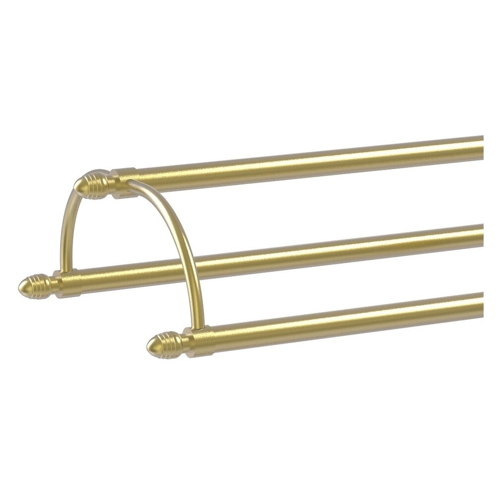 Toallero de pie en latón satinado de 31 pulgadas x 37.3 pulgadas x 10 pulgadas - TS-30-SBR