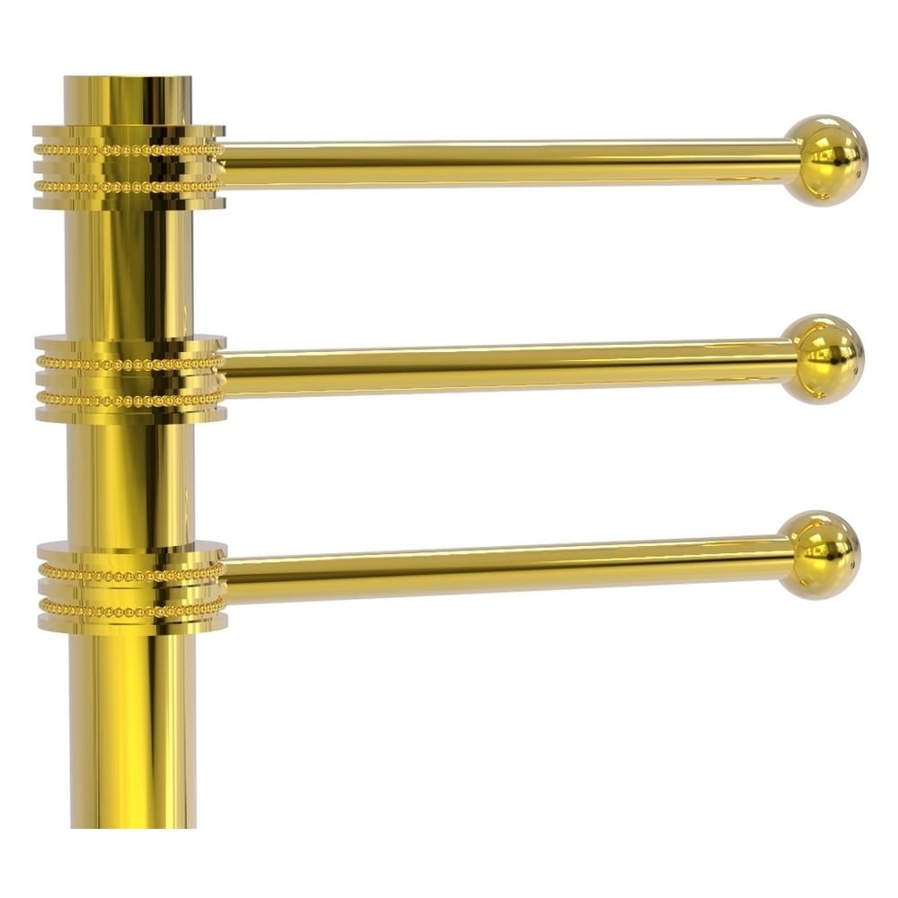 Toallero Independiente de Latón Pulido de 9 pulgadas x 15 pulgadas x 8 pulgadas de Allied Brass