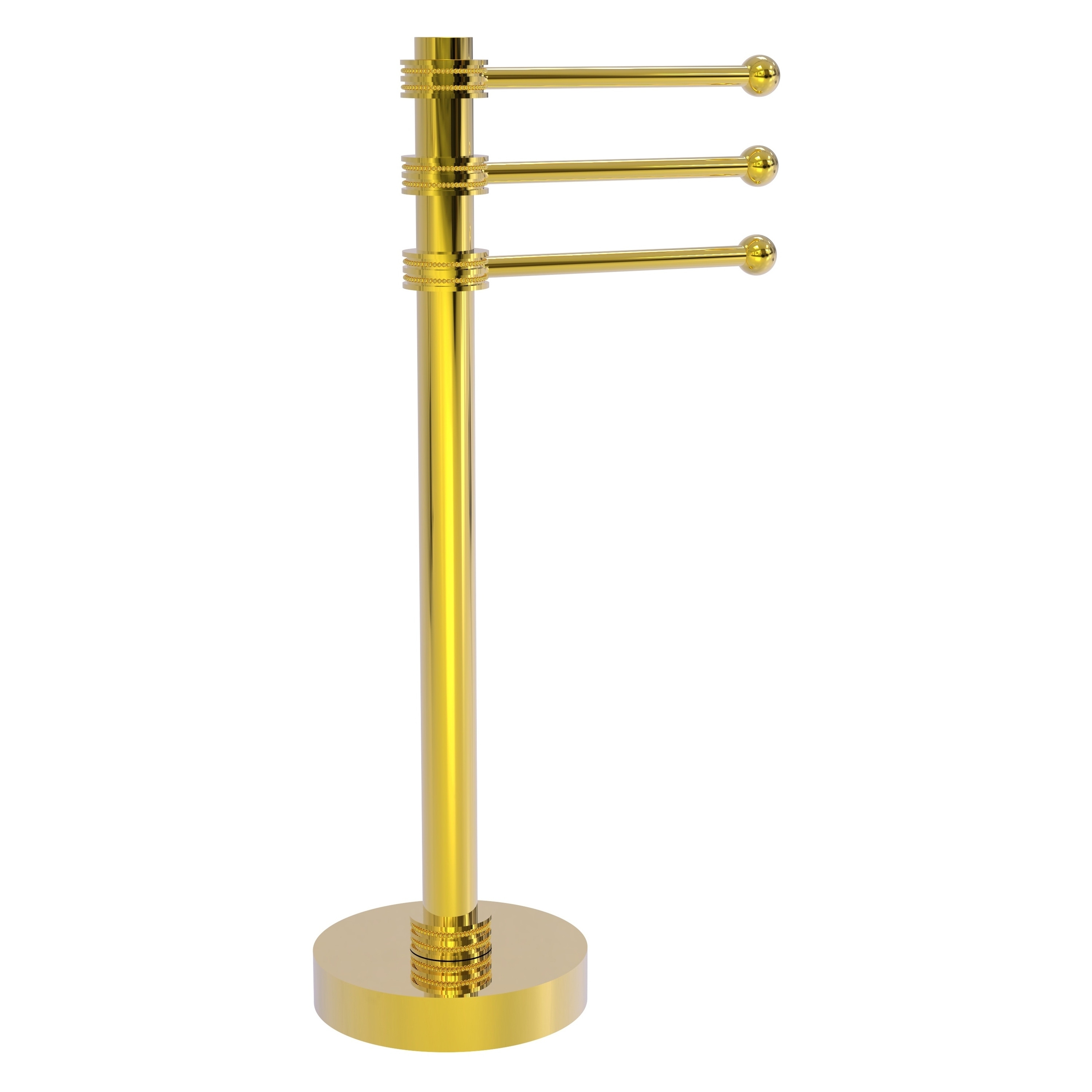 Toallero Independiente de Latón Pulido de 9 pulgadas x 15 pulgadas x 8 pulgadas de Allied Brass
