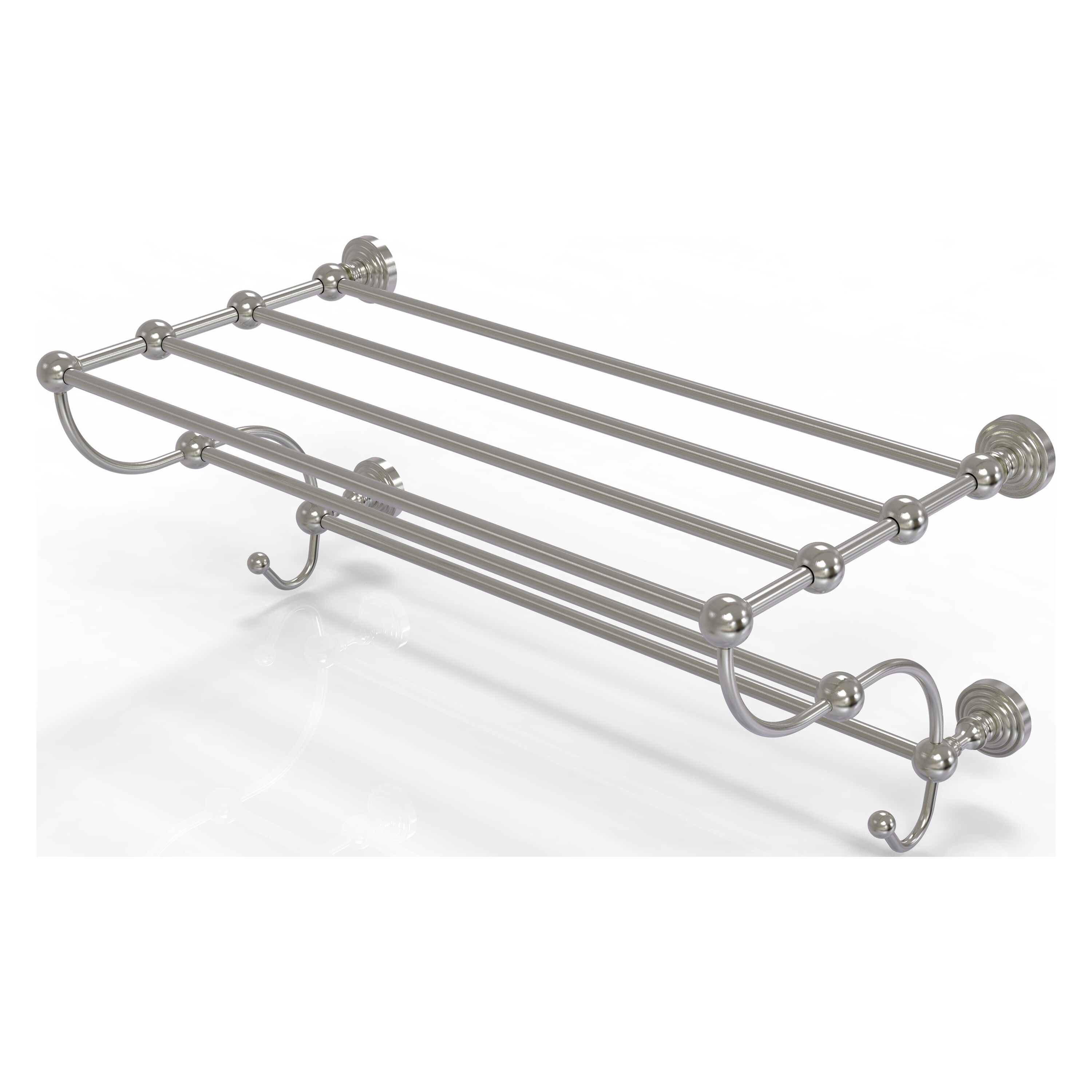 Toallero de Pared Allied Brass Waverly Place en Níquel Satinado de 14 pulgadas x 36 pulgadas x 6 pulgadas