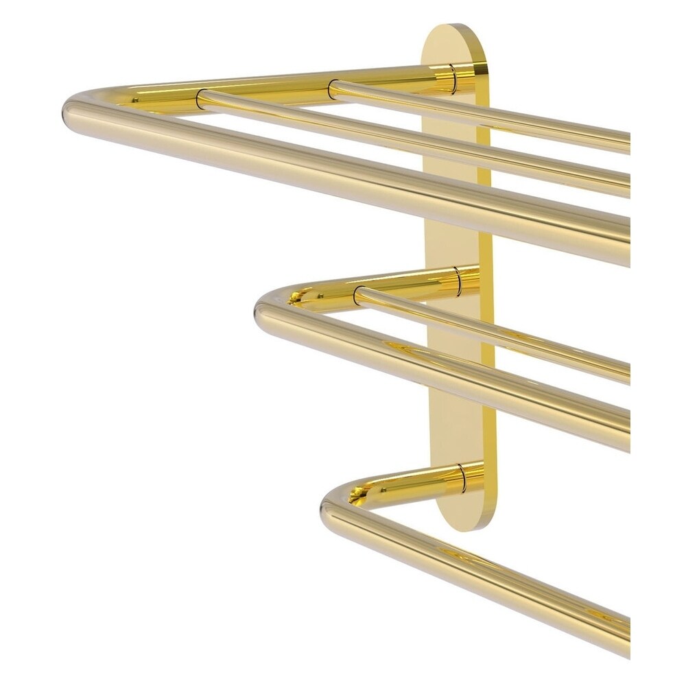 Toallero de Pared de Latón Pulido 9 Pulgadas x 23 Pulgadas x 9 Pulgadas HTL-3-PB