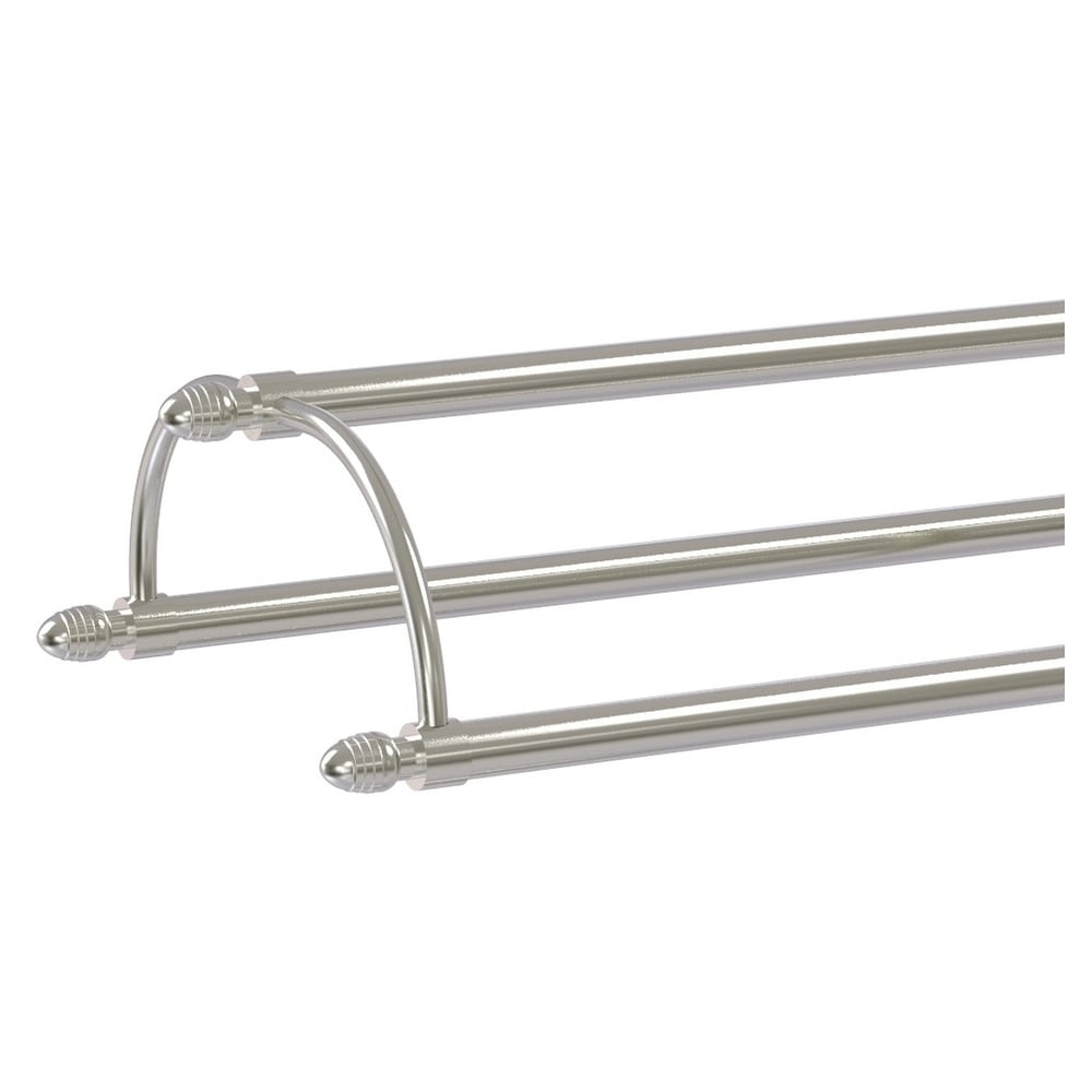 Toallero independiente de níquel satinado Allied Brass 31 pulgadas x 37.3 pulgadas x 10 pulgadas TS-30-SN