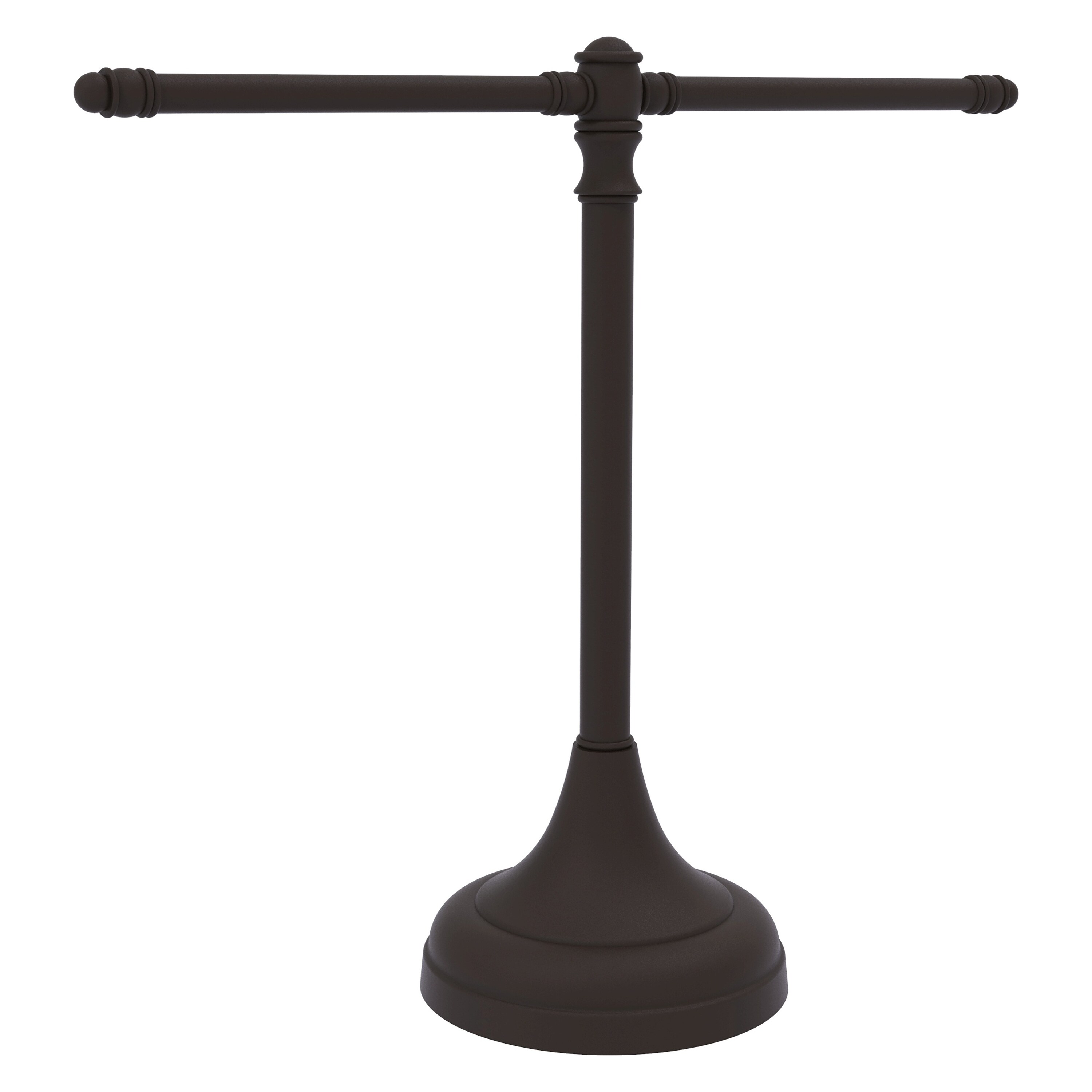 Toallero de pie Carolina en bronce aceitado de 14.3 pulgadas x 16 pulgadas x 5.5 pulgadas CL-11-ORB
