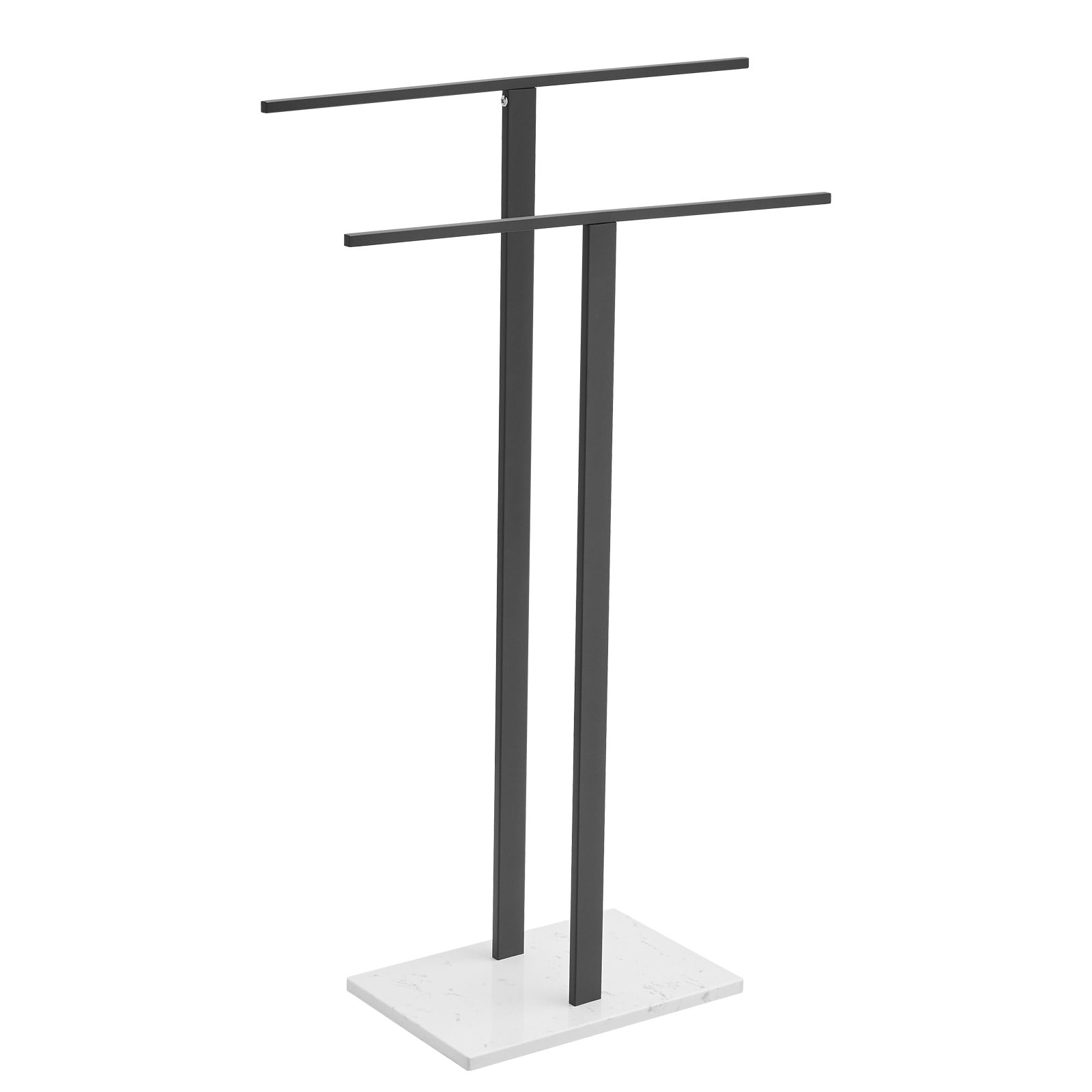 Perchero de Toallas Negro Mate para Piso BWE Tower 19 pulgadas x 16 pulgadas x 8.86 pulgadas A-91059-B
