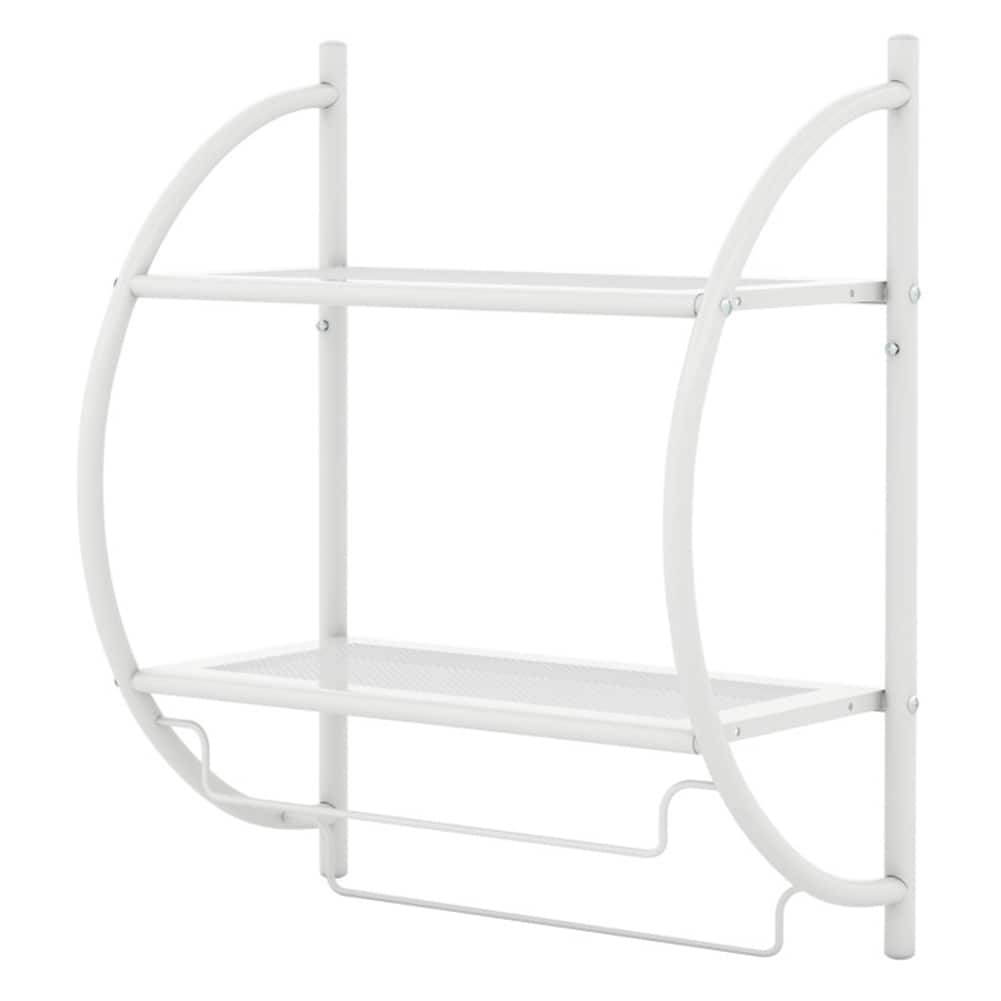 Toallero de Pared Blanco WELLFOR de 18 x 18 x 10 Pulgadas OUJ59244WH