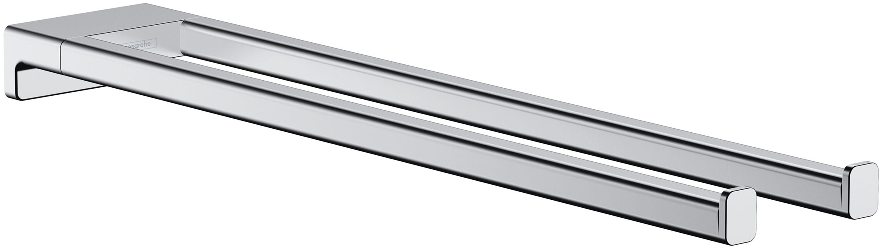 Perchero de Toallas de Pared Hansgrohe AddStoris en Níquel Cepillado 26 Pulgadas x 10 Pulgadas x 17.5 Pulgadas 41770000