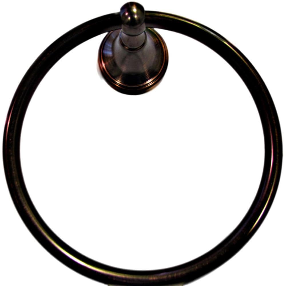 Arista Porta Toalla Individual de Pared en Bronce Frotado con Aceite - BA5303-TRG-ORB