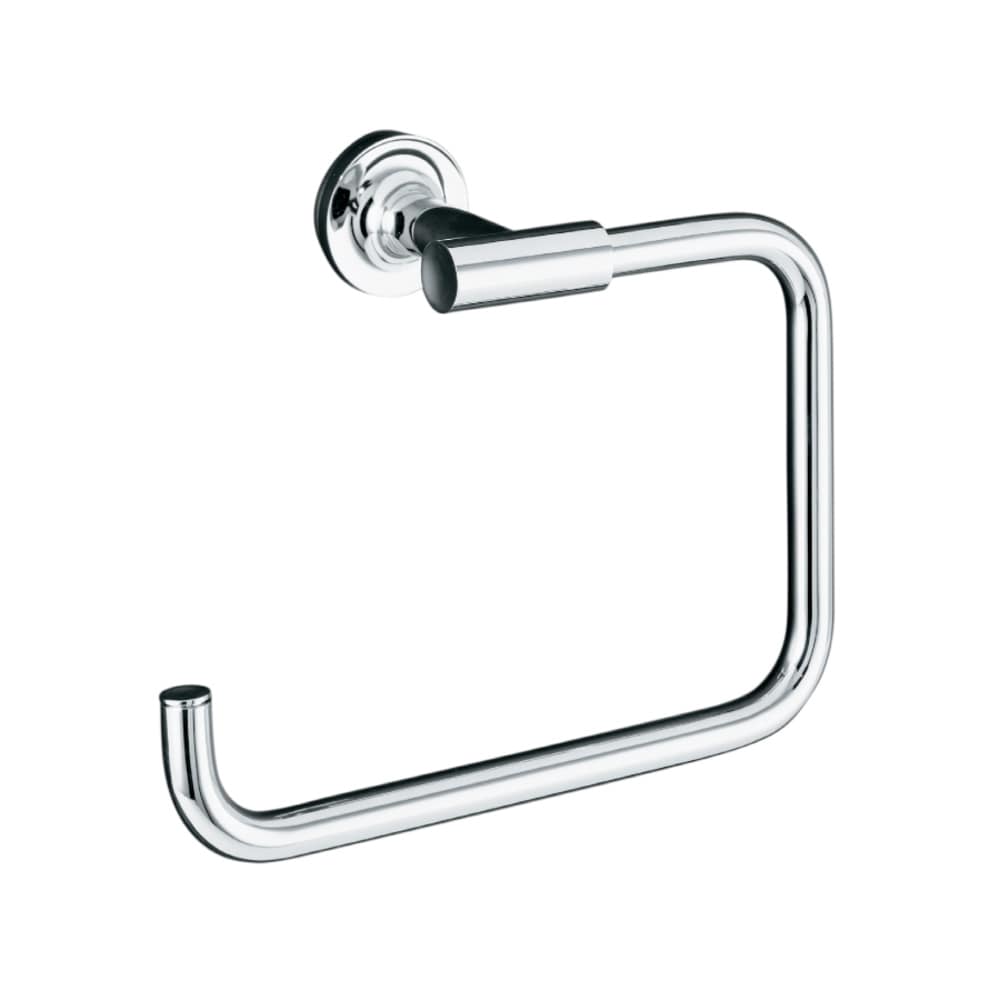 Soporte para toalla individual de montaje en pared, cromo pulido de KOHLER Purist 14441-CP