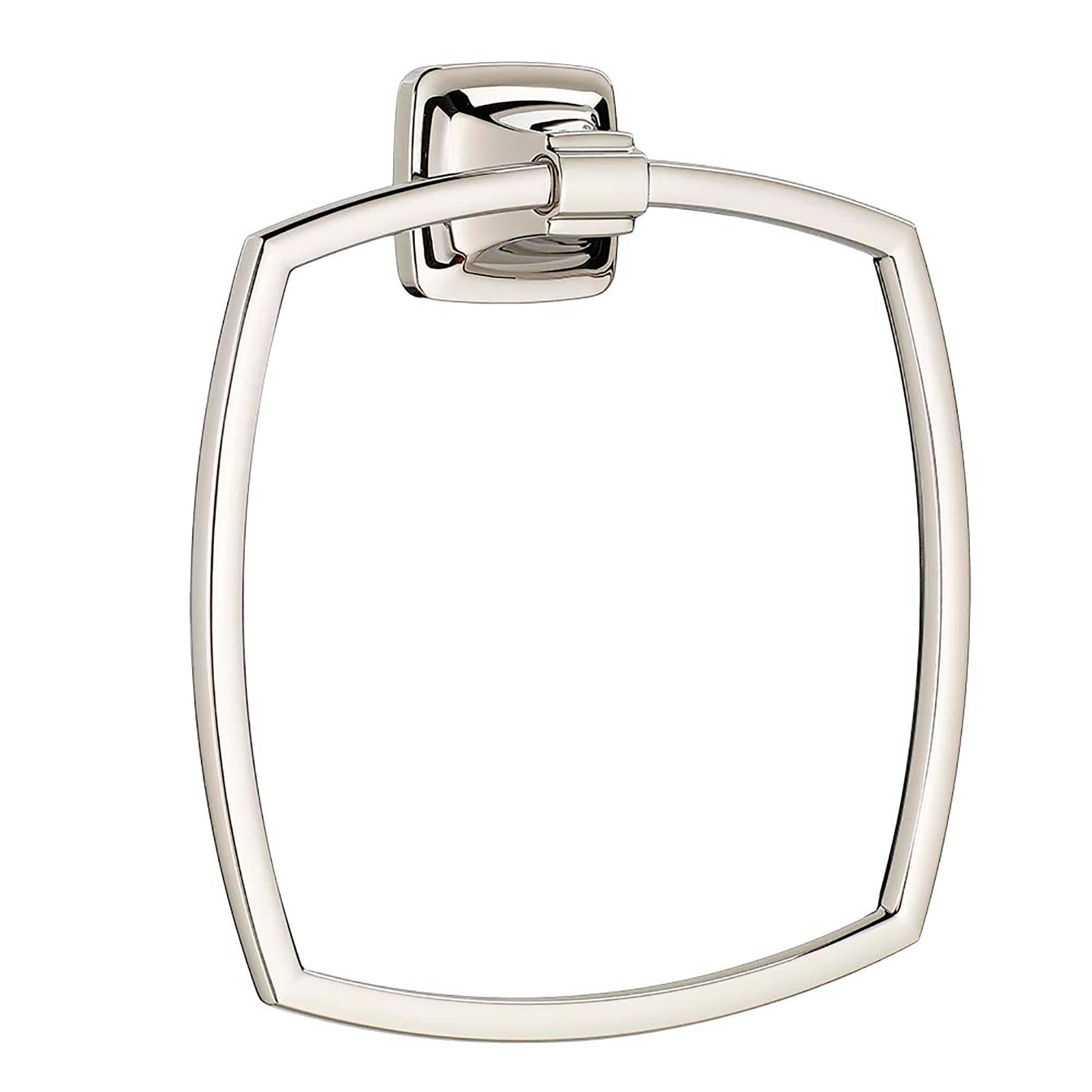 American Standard Anillo para toalla individual de montaje en pared en níquel pulido