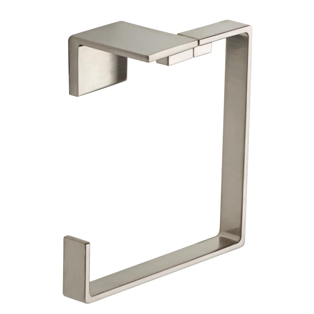 Aro para toalla individual de montaje en pared de acero inoxidable brillante Delta Vero 77746-SS