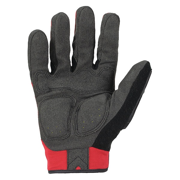 Guantes de piel Ironclad Performance Wear, Nivel de corte A6, Negro/Rojo, XL - IEX-MIGR5-05-XL