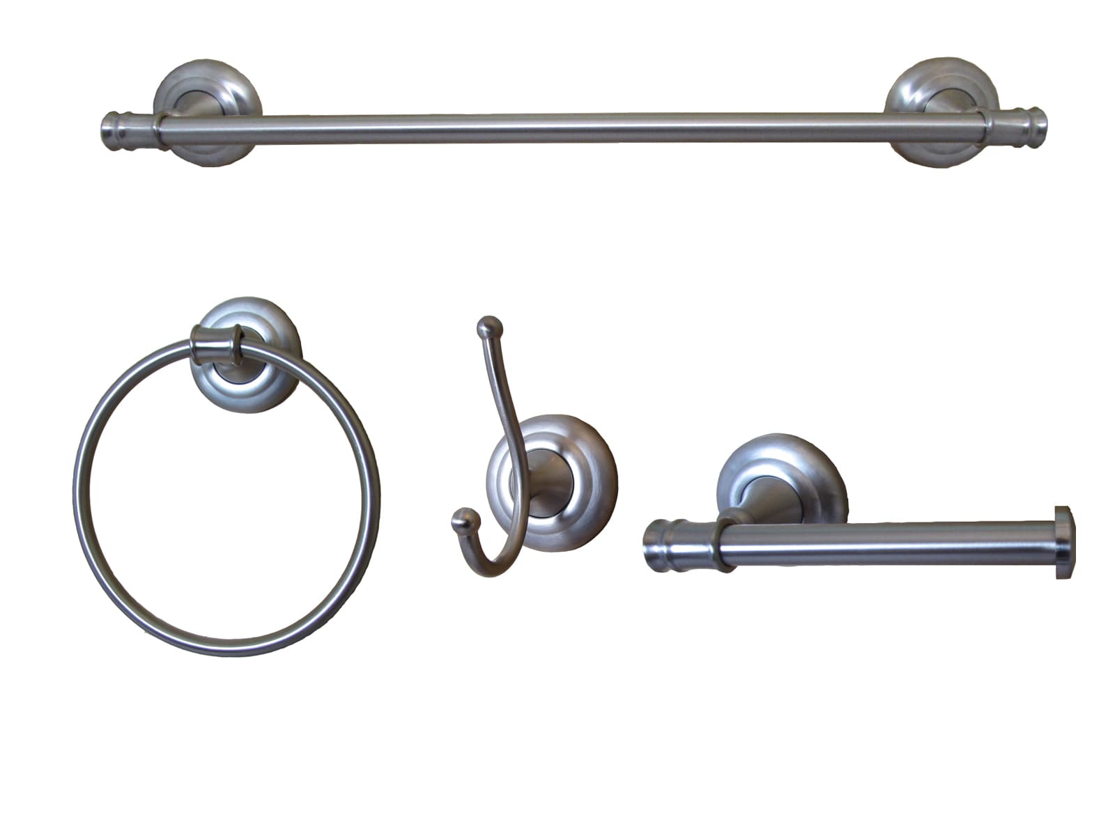 Arista Edgerton Anillo de Toalla de Pared en Níquel Satinado - BA3802-TRG-SN