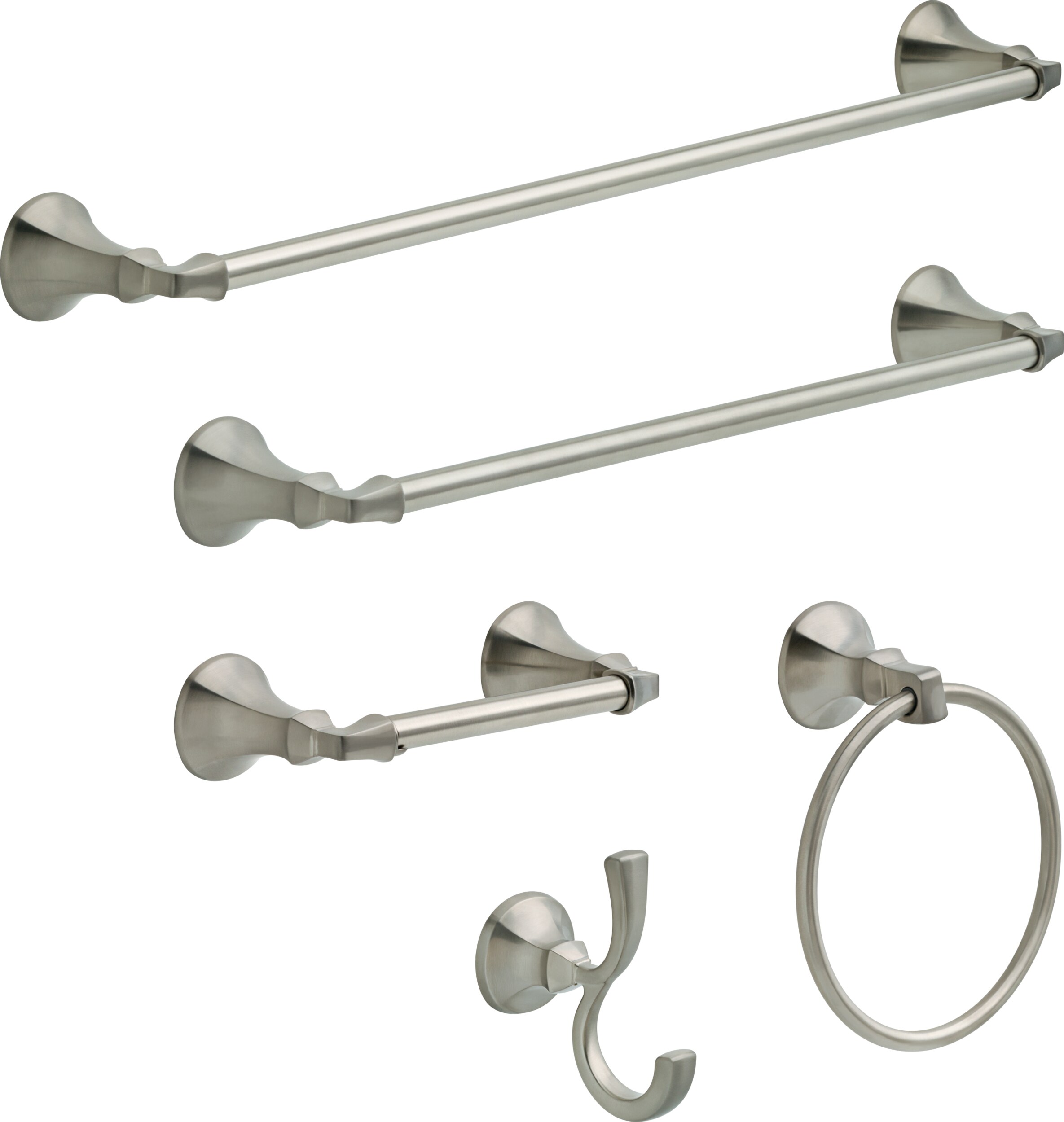 Argolla de Toalla Individual para Montar en Pared de Acero Inoxidable Brilliance de Delta Ashlyn 76446-SS