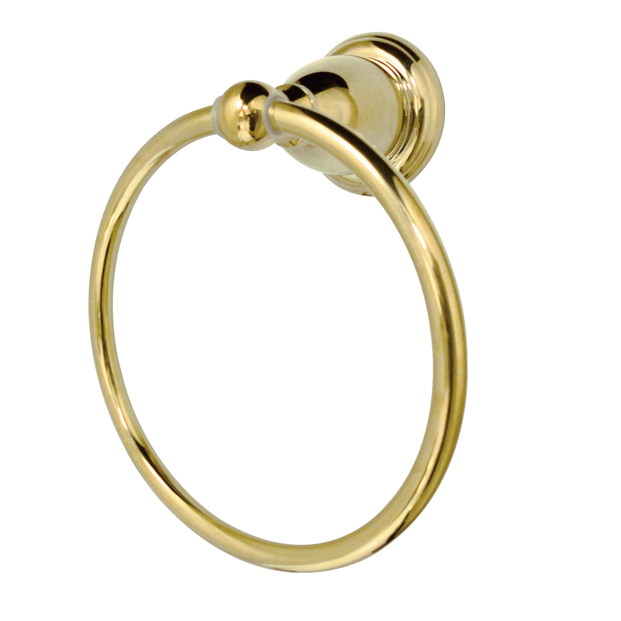 Elementos de Diseño Heritage Anillo de Toalla de Montaje en Pared de Latón Pulido EBA1754PB