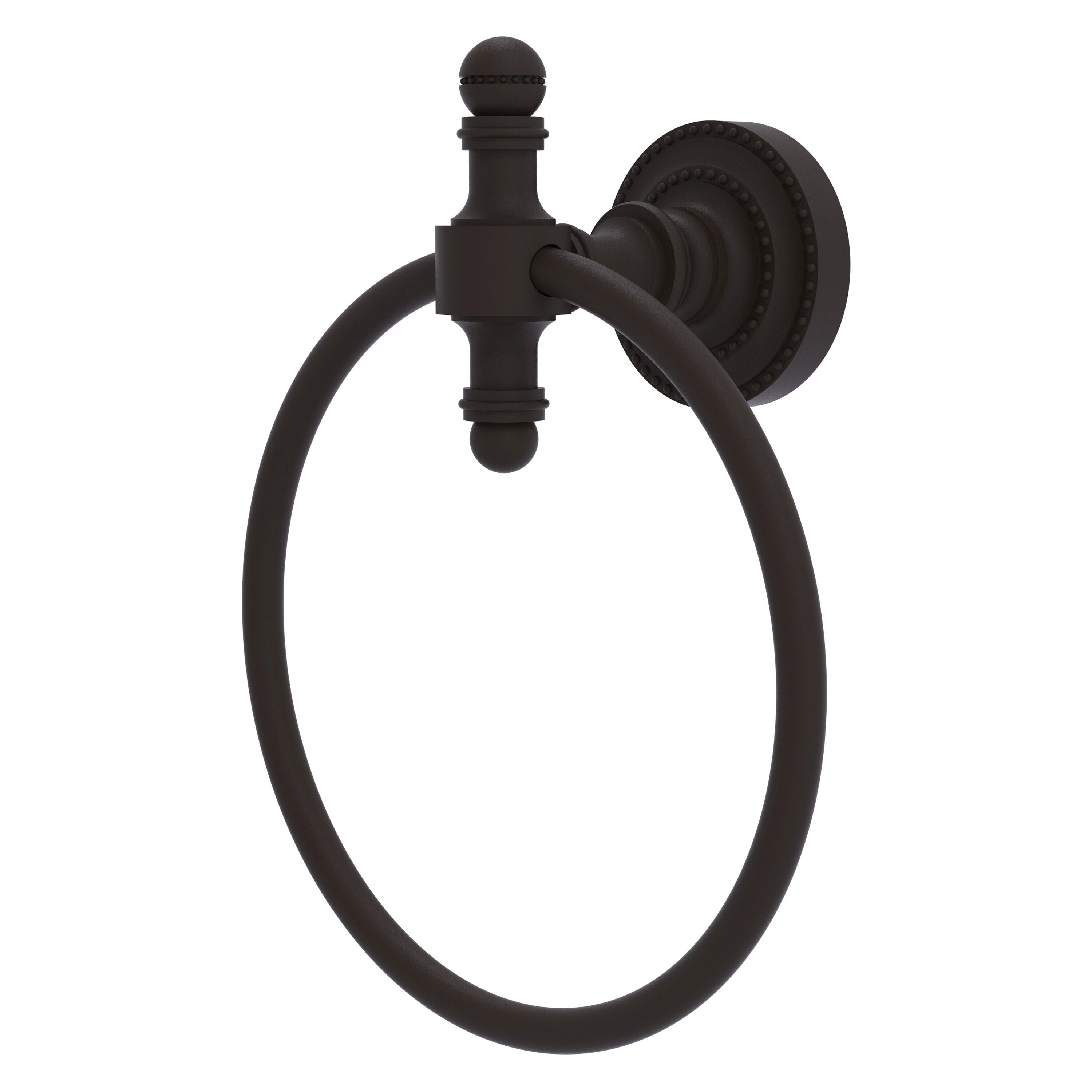 Anillo de Toalla de Montaje en Pared de Bronce Frotado con Aceite con Diseño Retro de Puntosrenchotre de Bronce Frotado con Aceite con Diseño Retro de Puntos