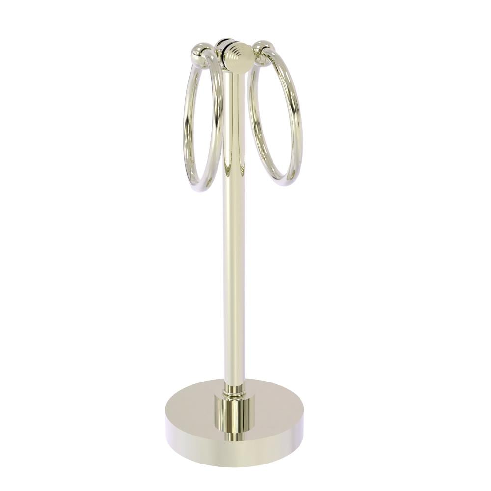 Argolla doble para toallas de pie en níquel pulido Southbeach de Allied Brass SB-83-PNI