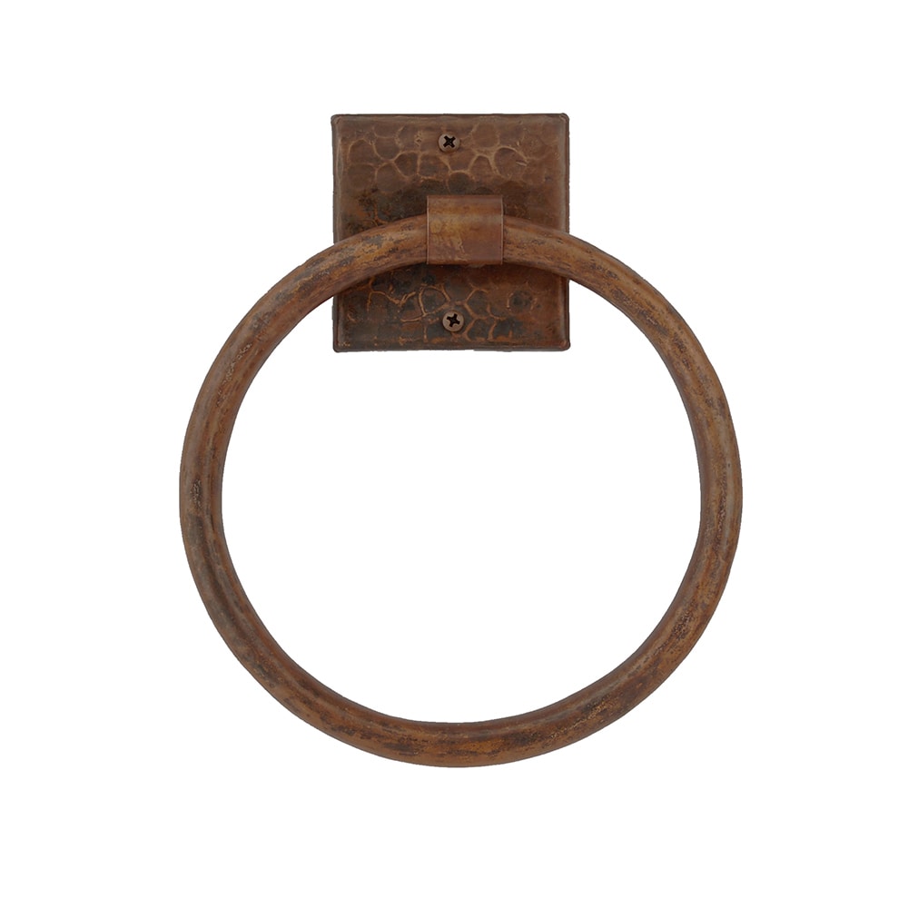 Accesorio de Baño de Cobre Premier Oil Rubbed Bronze para Montaje en Pared, Argolla Individual para Toalla TR7DB.