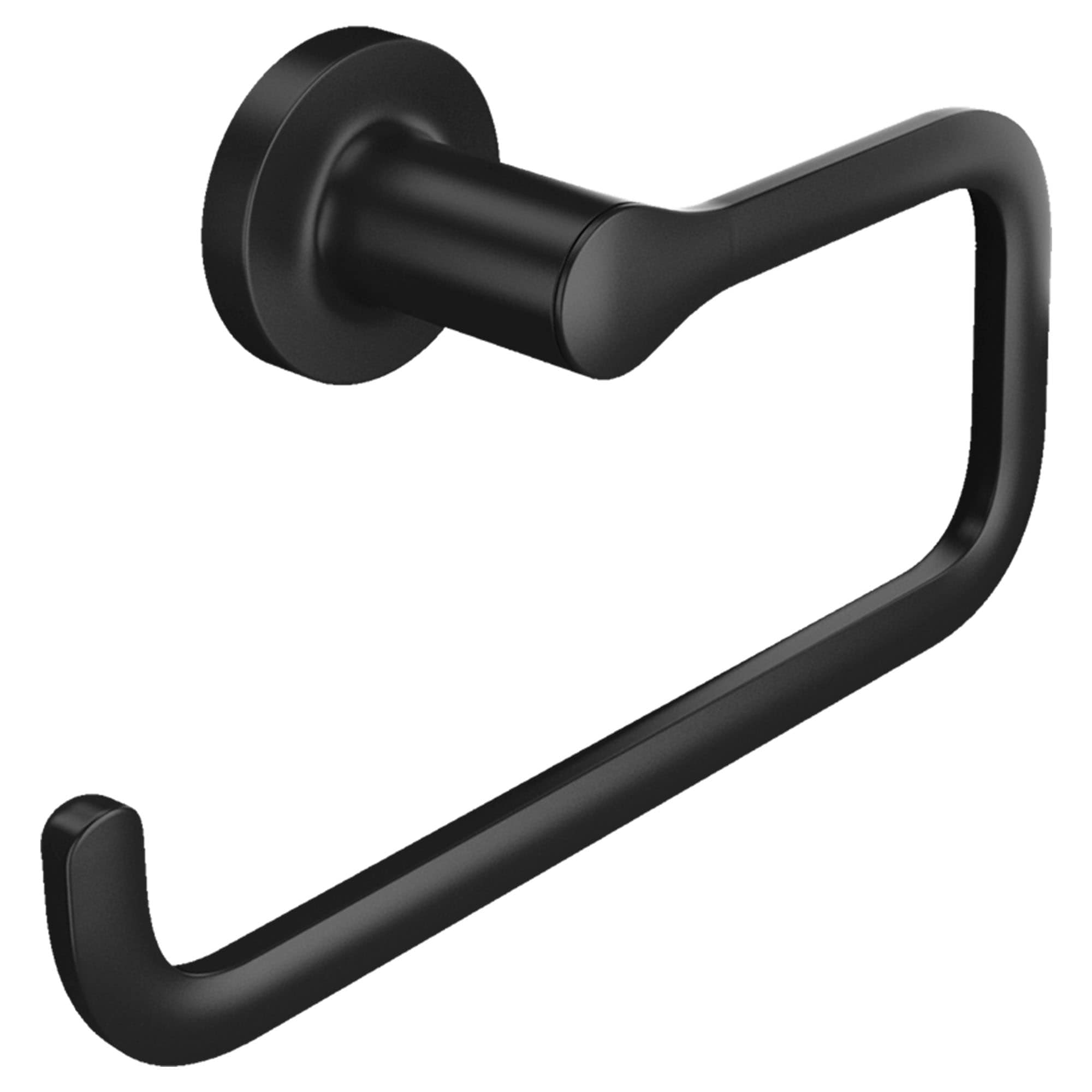Argolla de toalla individual de montaje en pared en negro mate American Standard Studio S 7105190.243