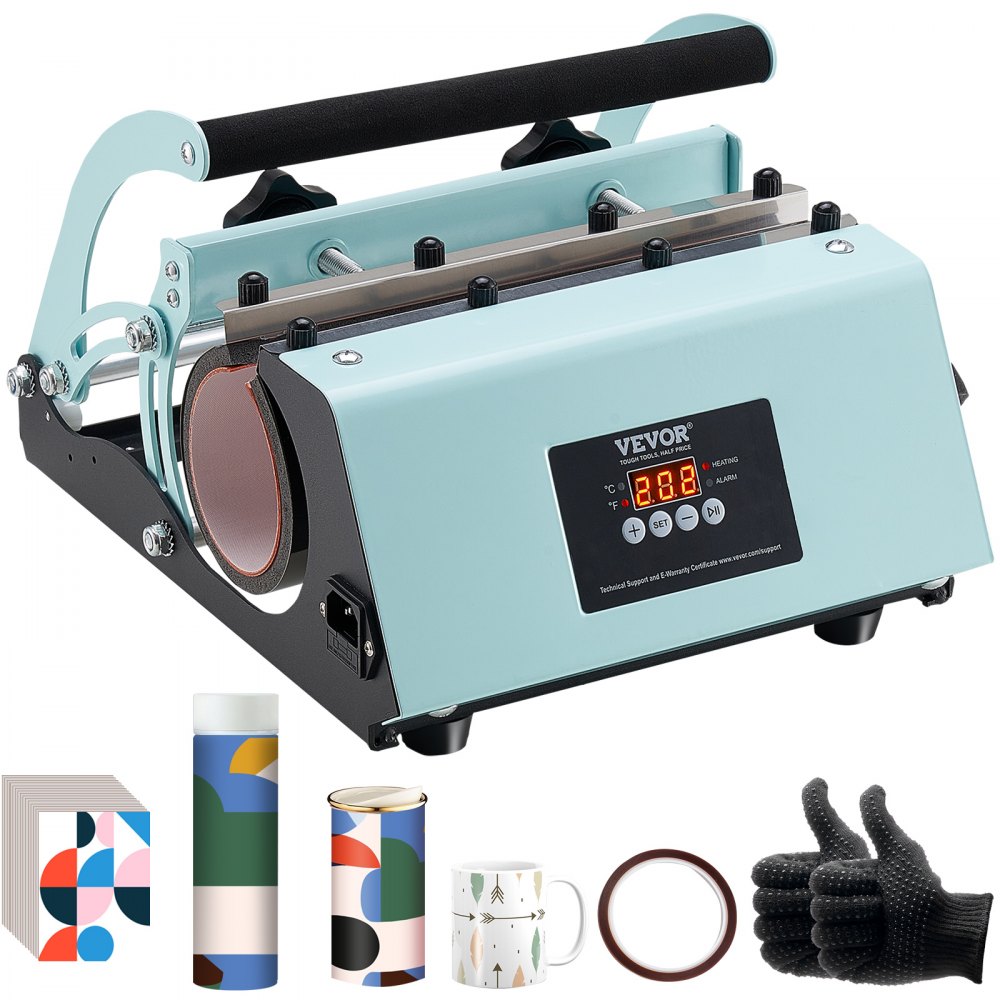 VEVOR Tumbler Heat Press Machine 11-30oz Mug Press Sublimation Tumblers Green - SDKKBJAYAJXSU9GD9V1