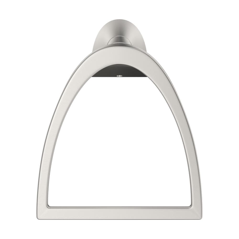 Anillo de Toalla de Pared de Níquel Cepillado con Protección contra Manchas, Modelo Karci de Pfister