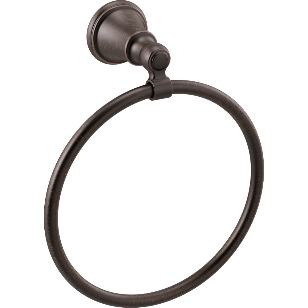 Soporte de toalla de anillo único para montaje en pared en bronce veneciano de Delta Woodhurst