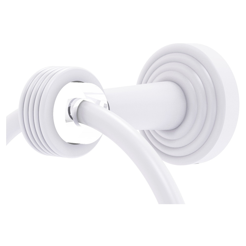 Anillo Individual para Toalla de Pared en Acabado Blanco Mate Pacific Beach de Allied Brass PB-16G-WHM.