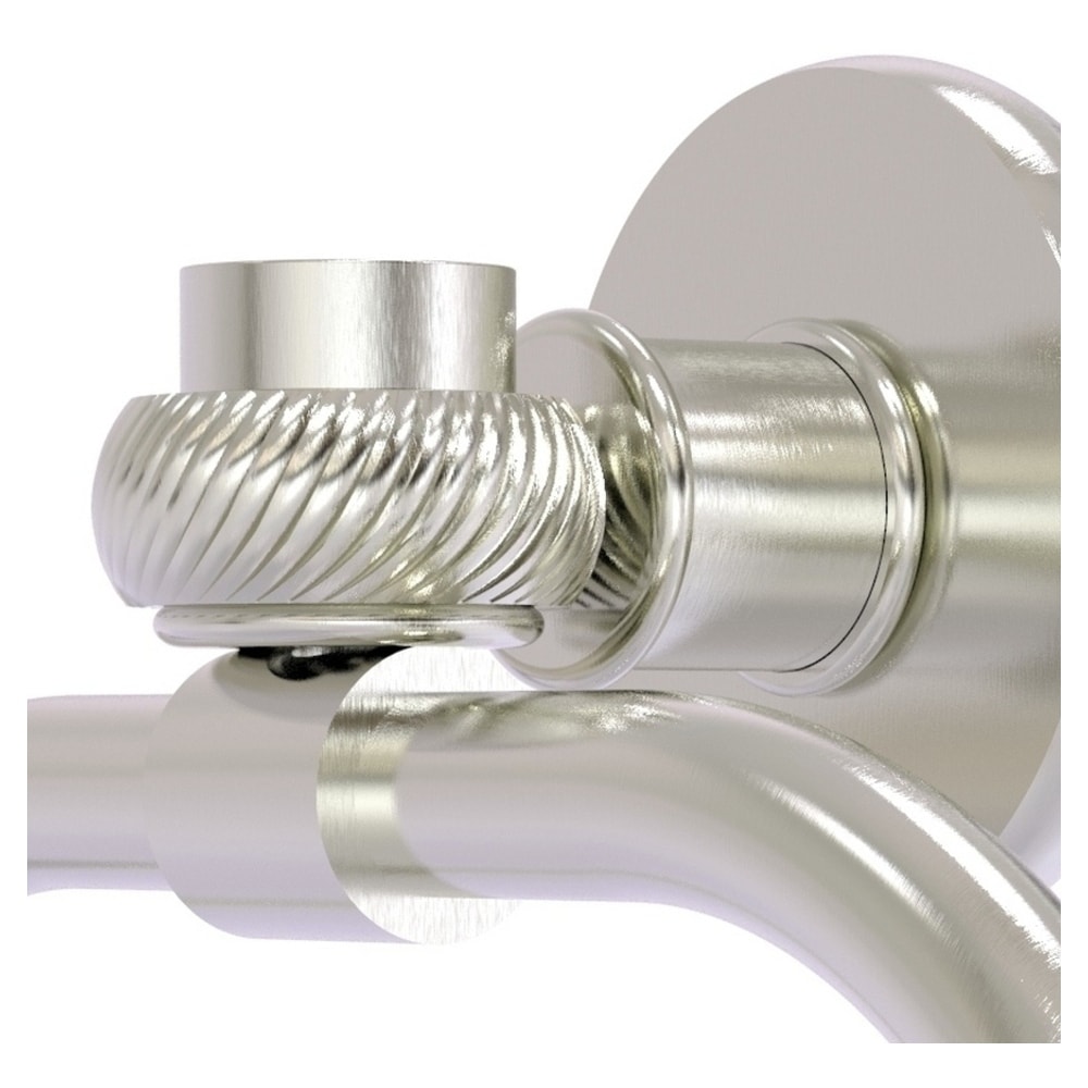 Soporte para toalla de montaje en pared Allied Brass Continental en níquel satinado - 2016T-SN