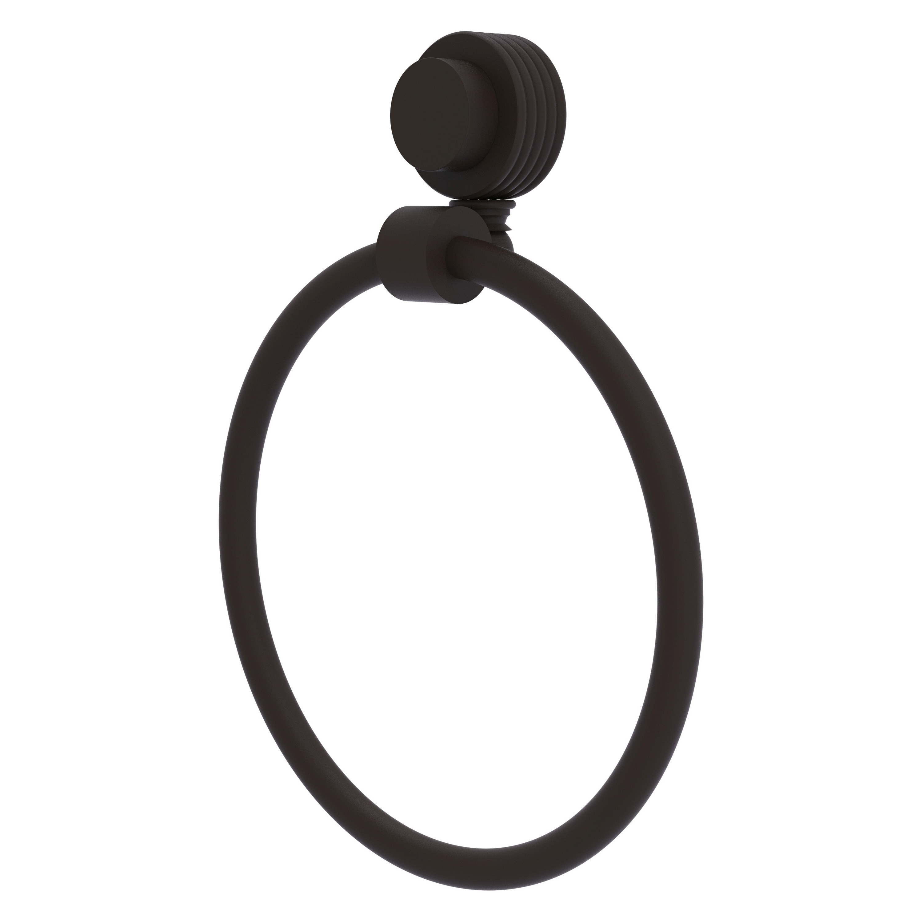 Argolla de toalla individual para montaje en pared de bronce aceitado marca Allied Brass Venus
