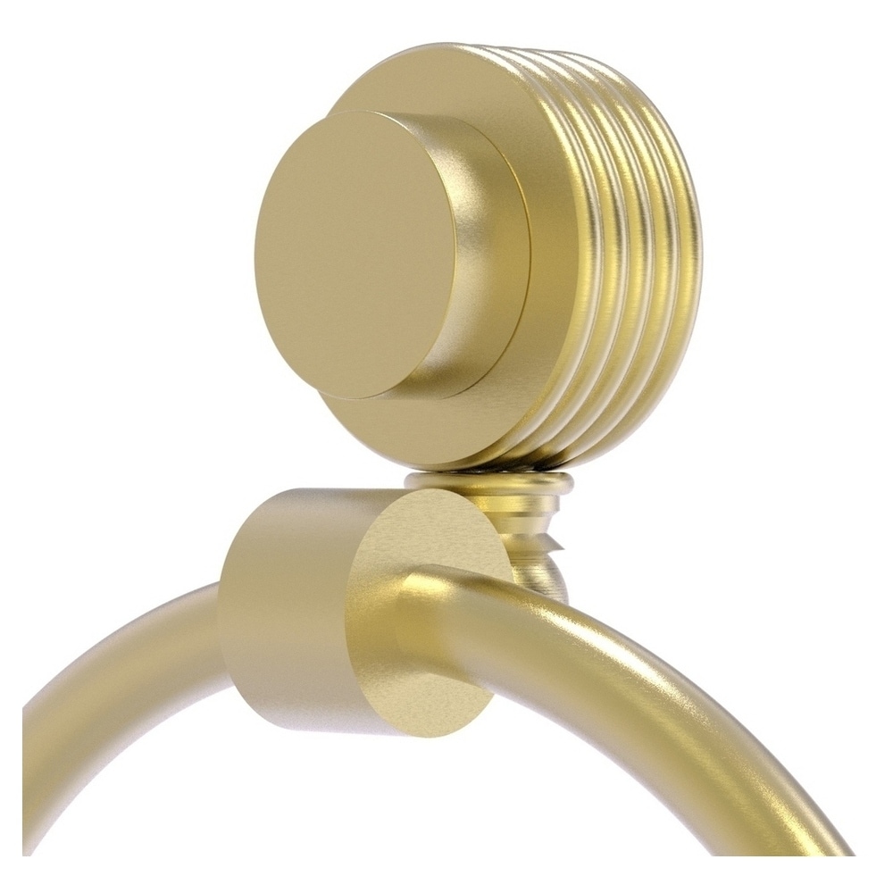 Argolla de Toalla Individual Montada en Pared de Latón Satinado Venus de Allied Brass