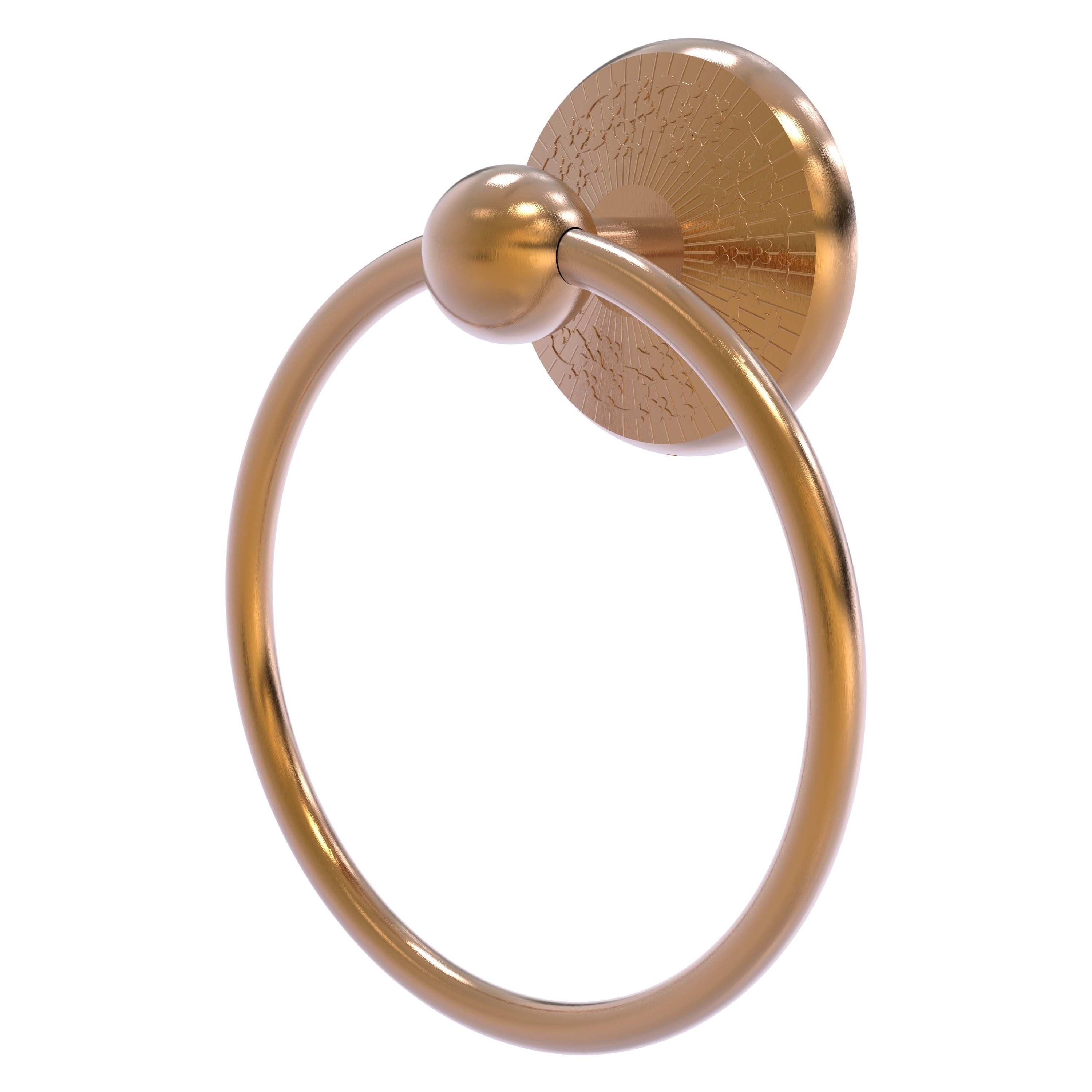 Soporte para toalla de montaje en pared en bronce cepillado Allied Brass Prestige Monte Carlo PMC-16-BBR