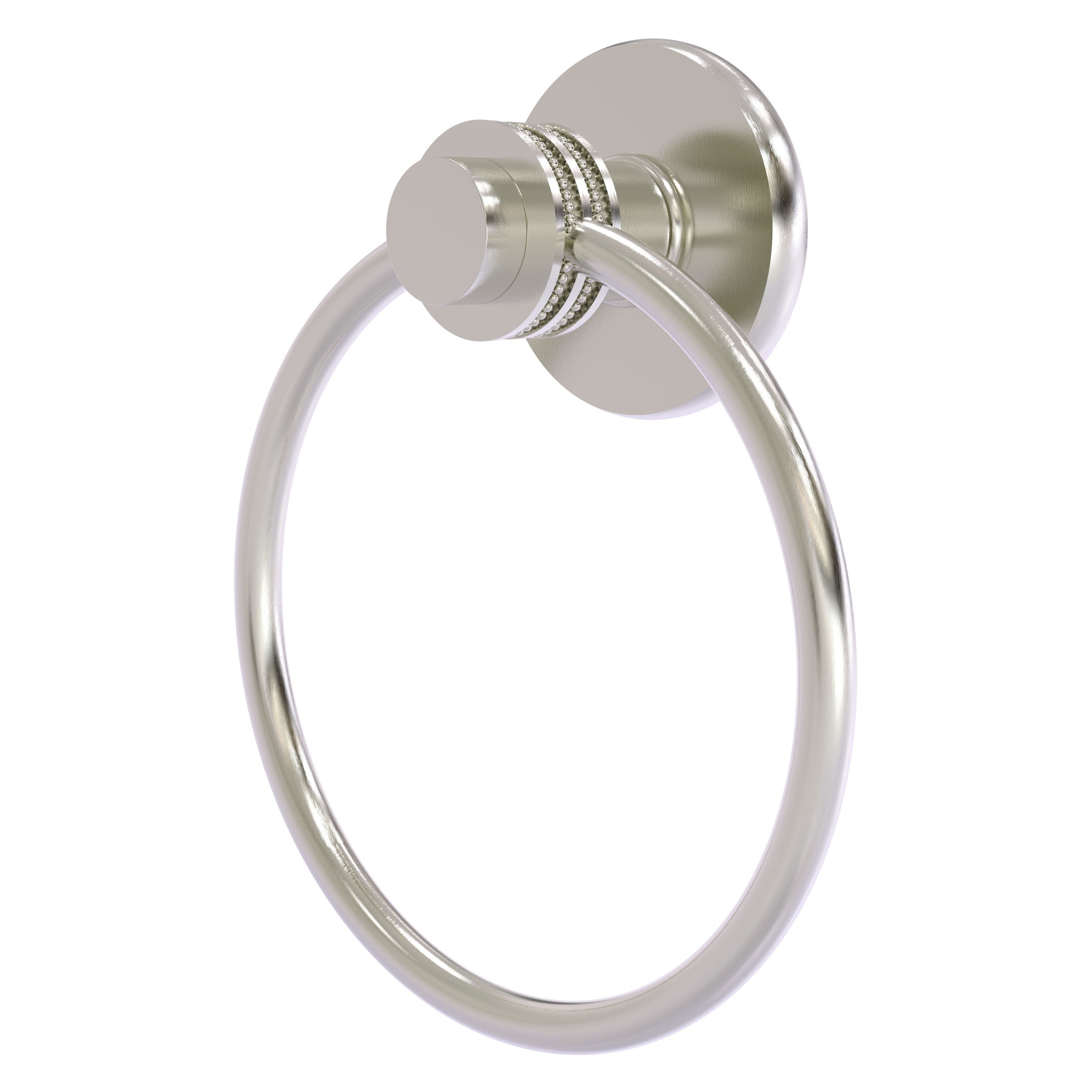Anillo para Toalla de Pared en Níquel Satinado de Mercurio