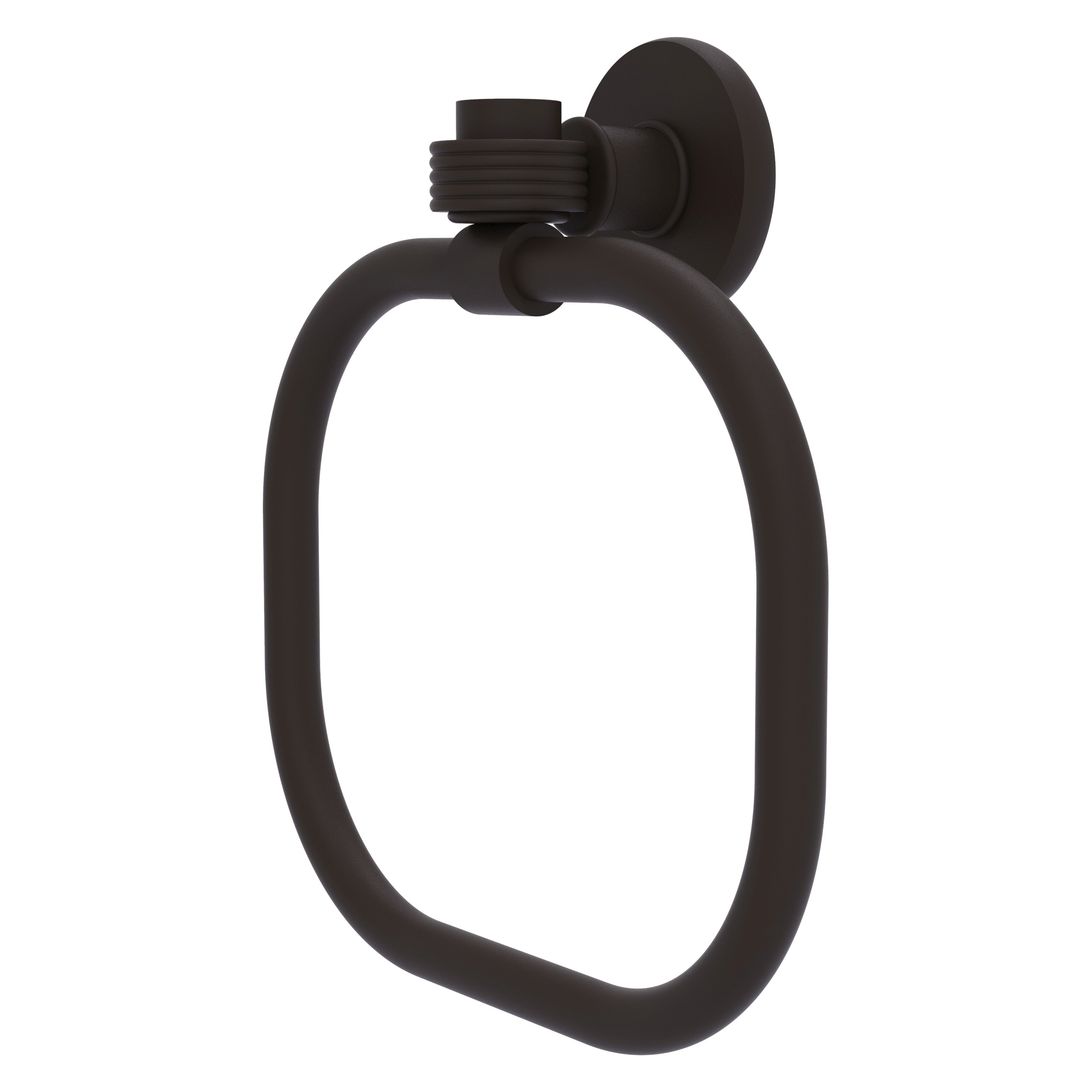 Montaje en pared de bronce aceitado de estilo continental Allied Brass Soporte para toalla individual 2016G-ORB