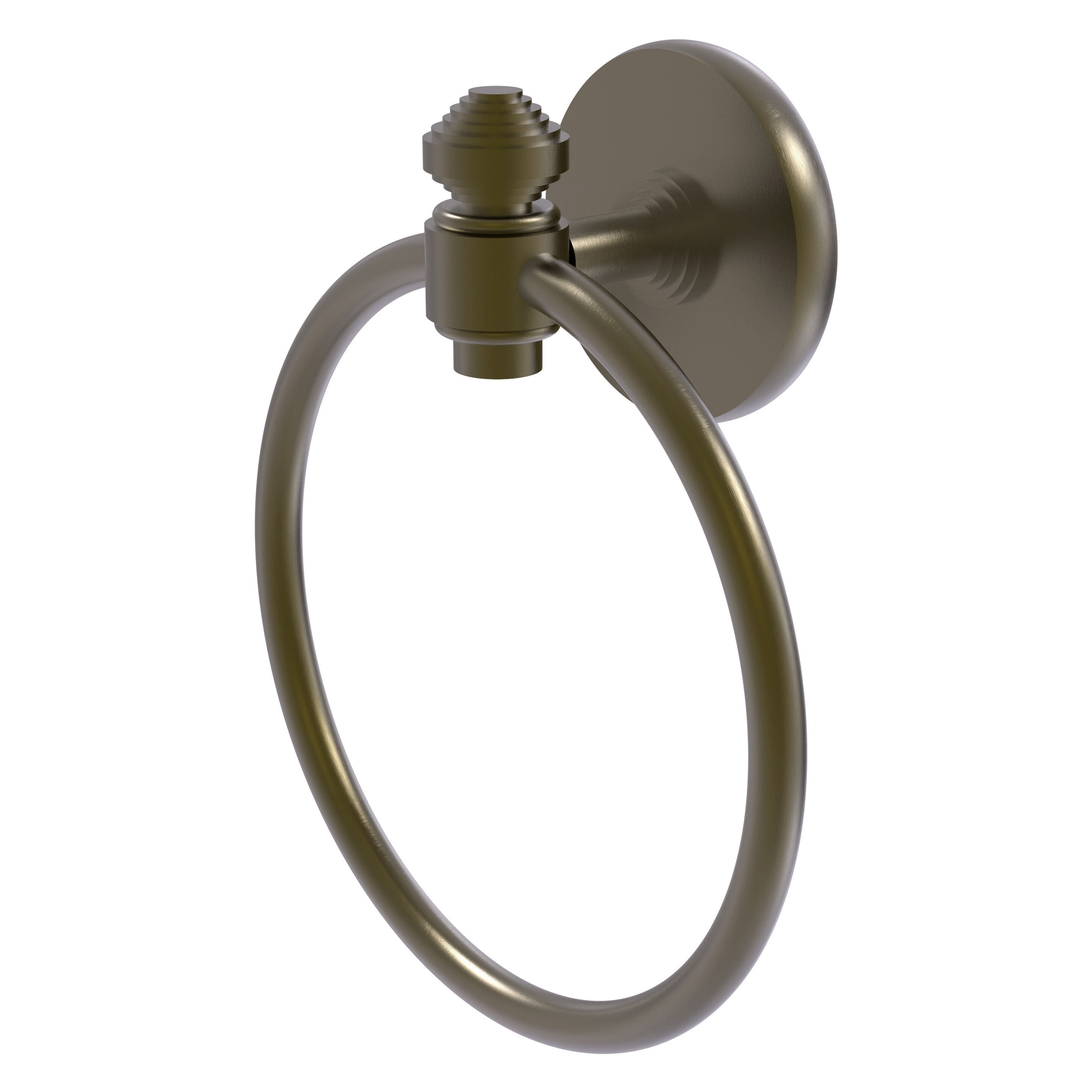 Anillo de toalla montado en la pared de latón antiguo Southbeach de Allied Brass SB-16-ABR