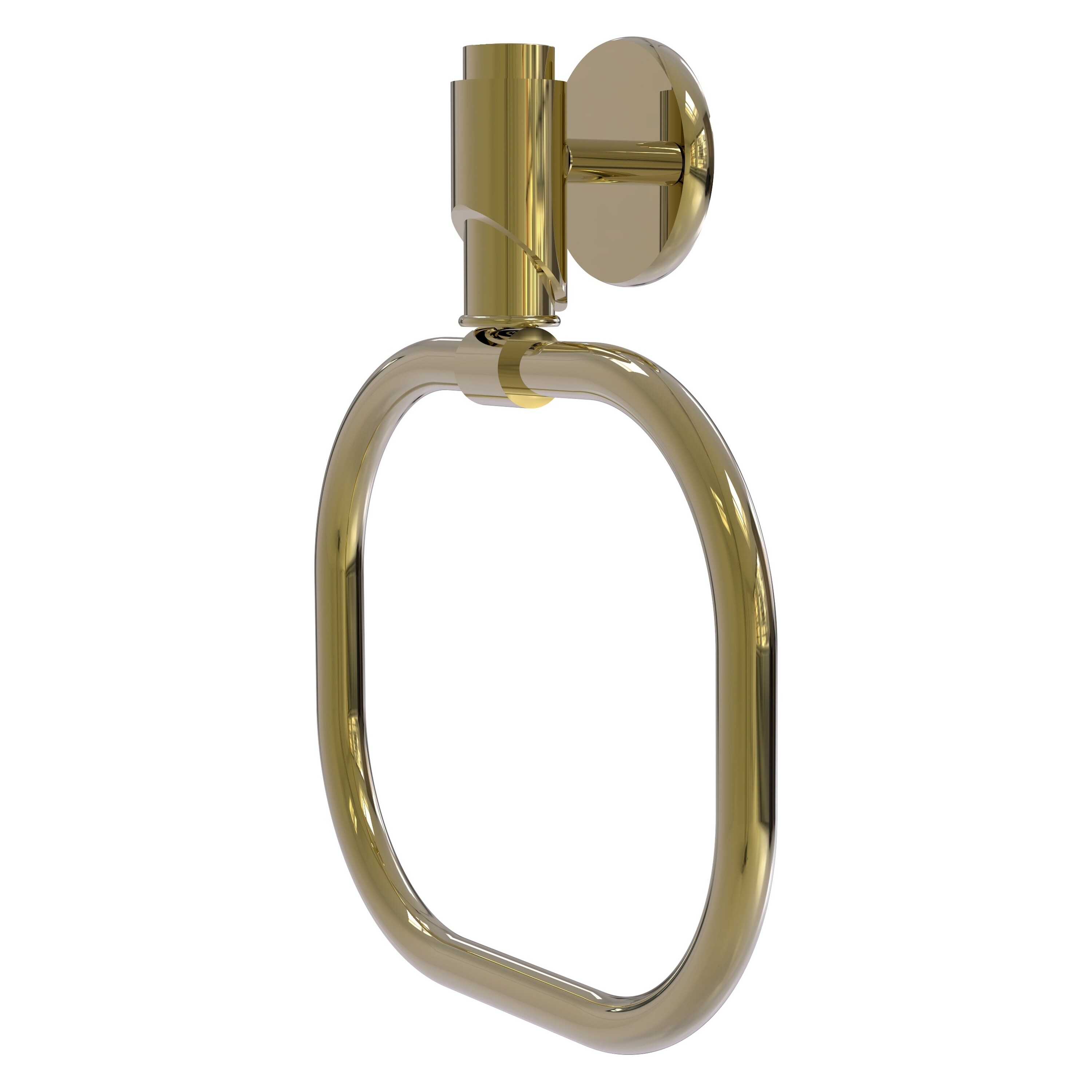Aro para toalla de montaje en pared de latón sin barnizar Allied Brass Tribecca