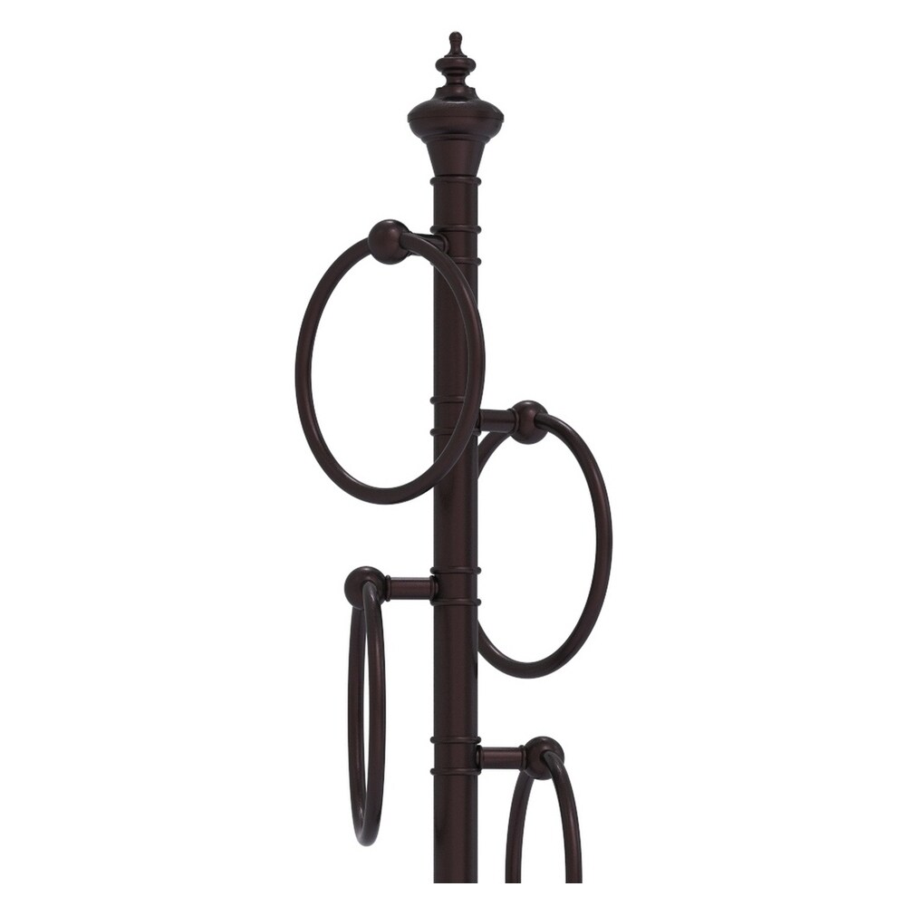 Argolla Individual de Toalla de Pie de Bronce Antiguo de Allied Brass