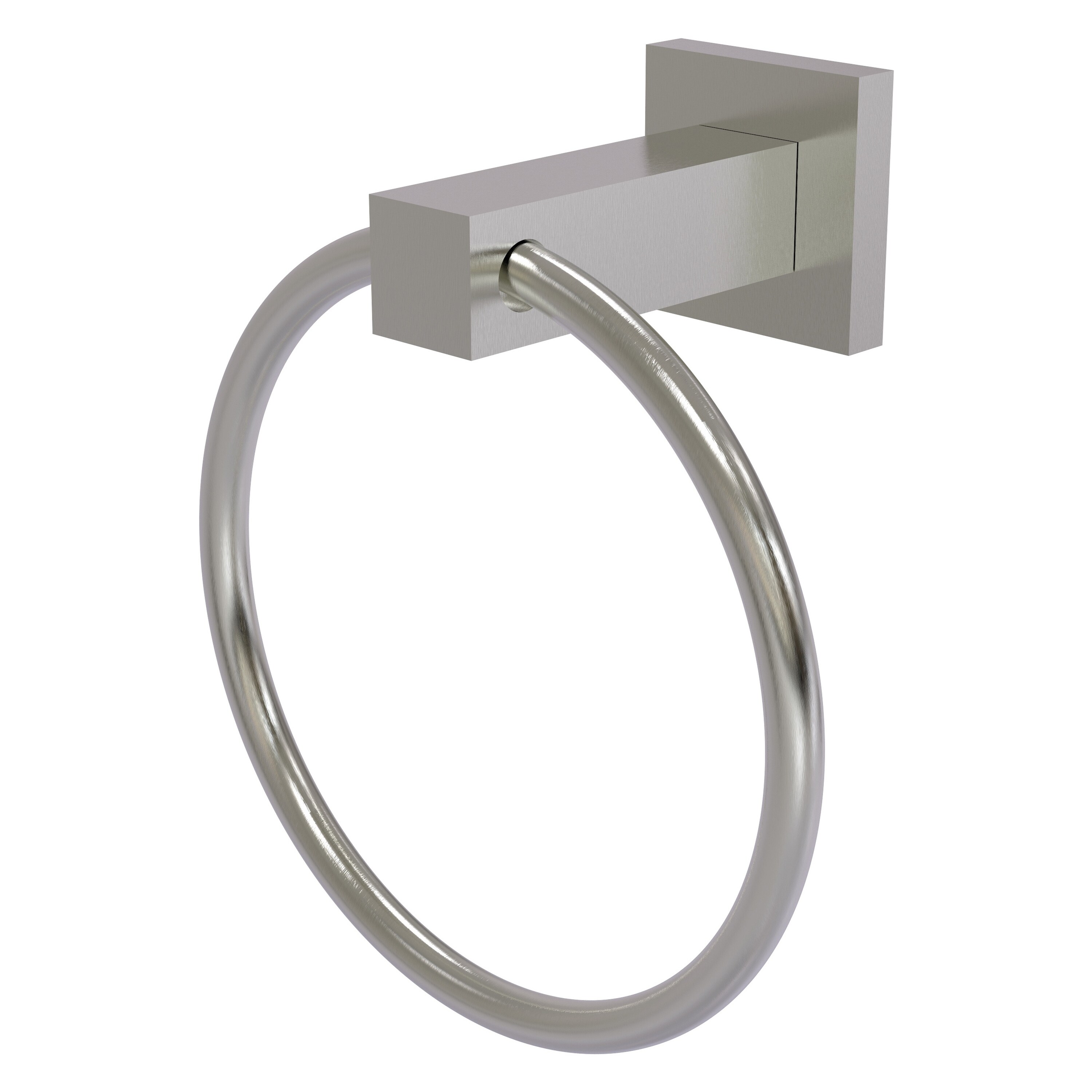 Anillo para toalla de montaje en pared en níquel satinado Allied Brass Montero