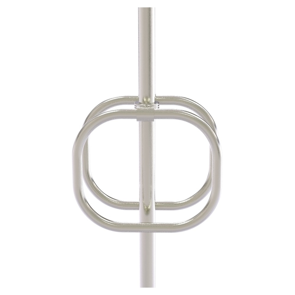 Argolla de toalla de piso independiente de níquel satinado Allied Brass TS-40G-SN