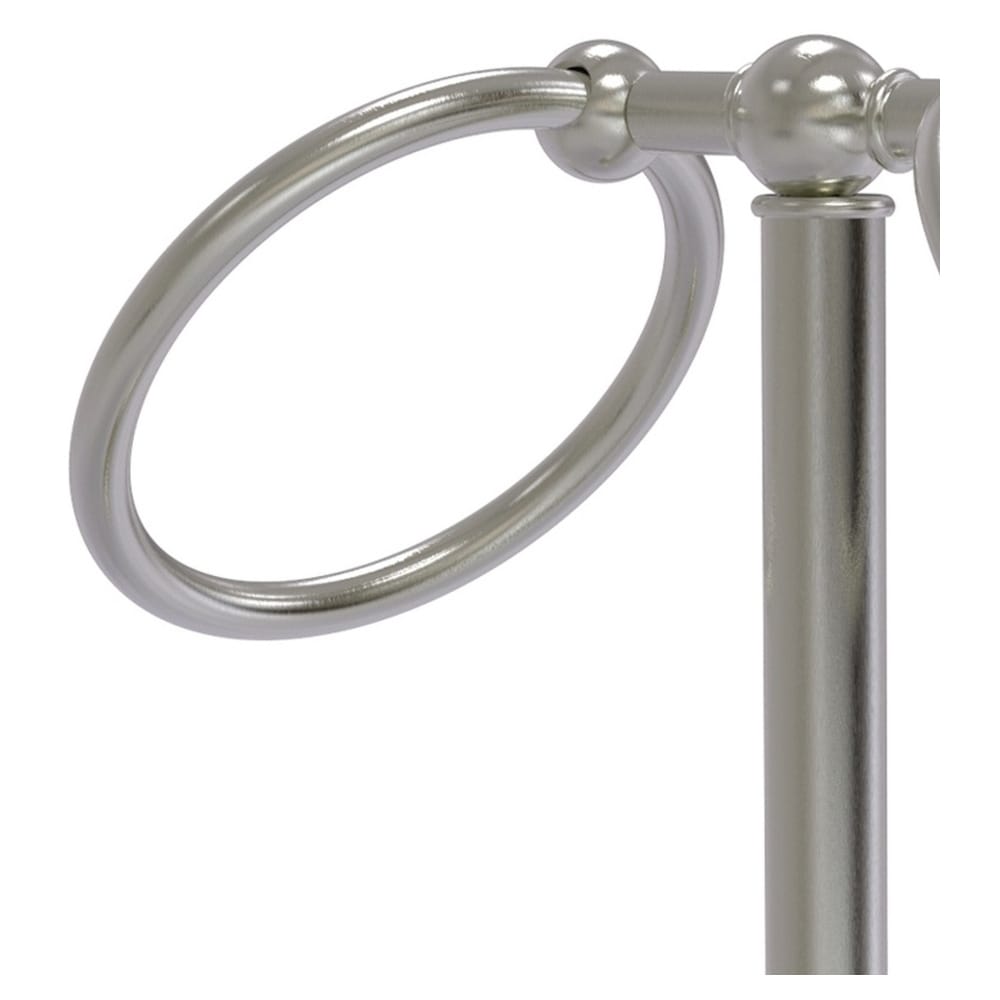 Anillo Doble de Toallas de Pedestal en Níquel Satinado Tribecca de Allied Brass TR-12-SN